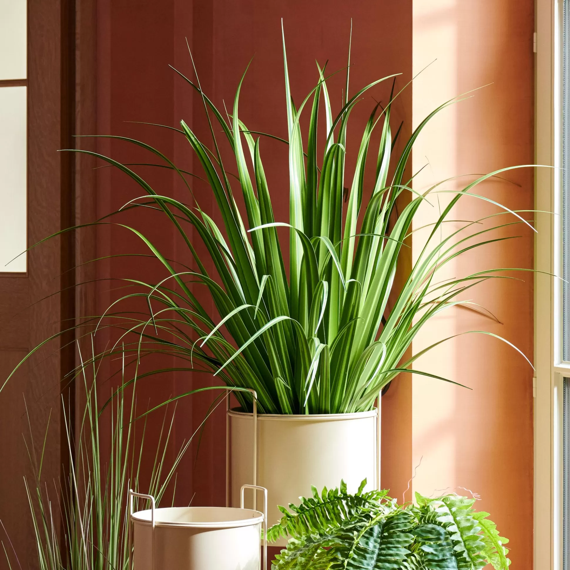 Plantas Artificiales<CASA Allium Hierba Ornamental Verde