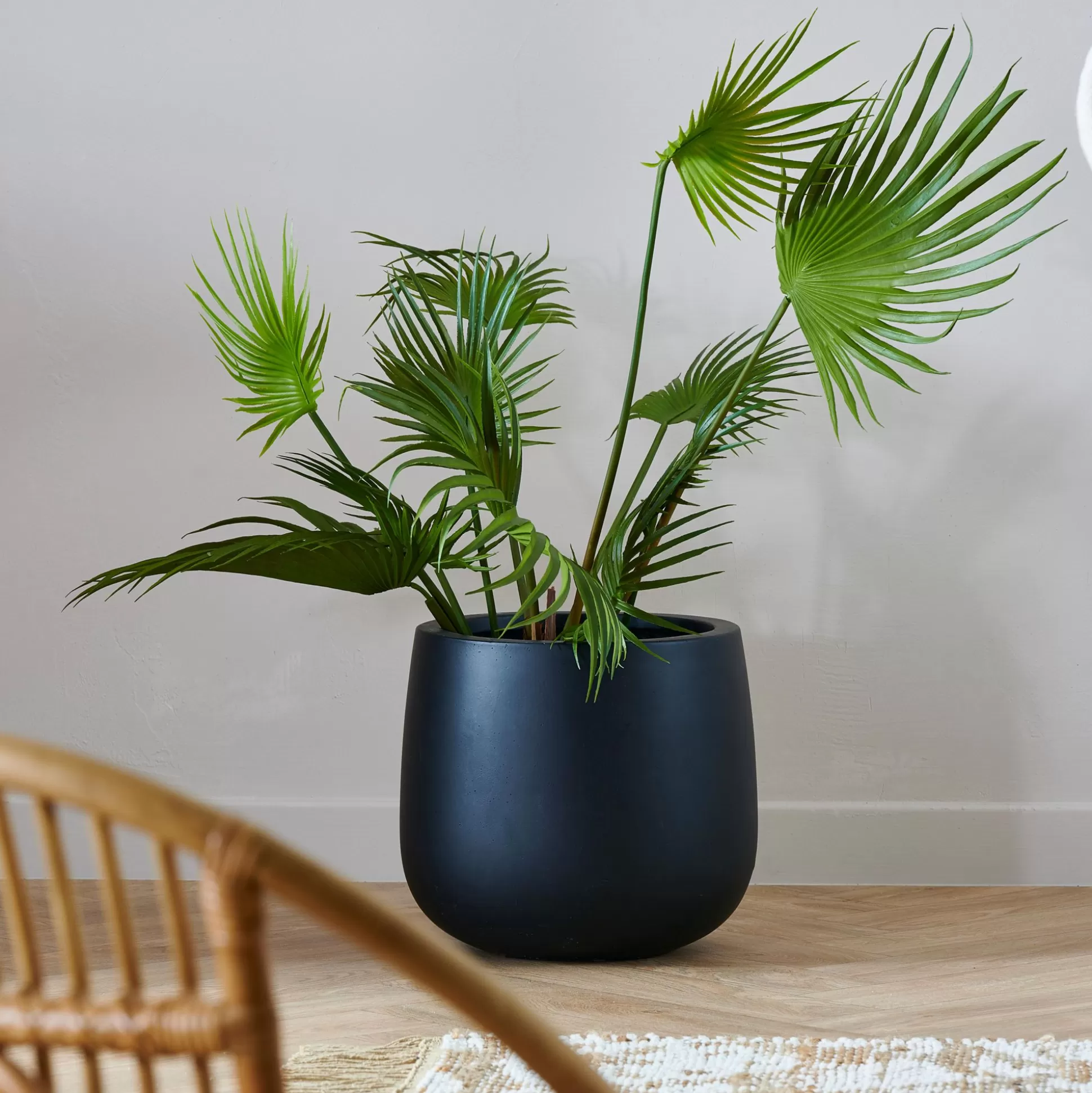 Plantas Artificiales<CASA Areca Palmera Verde