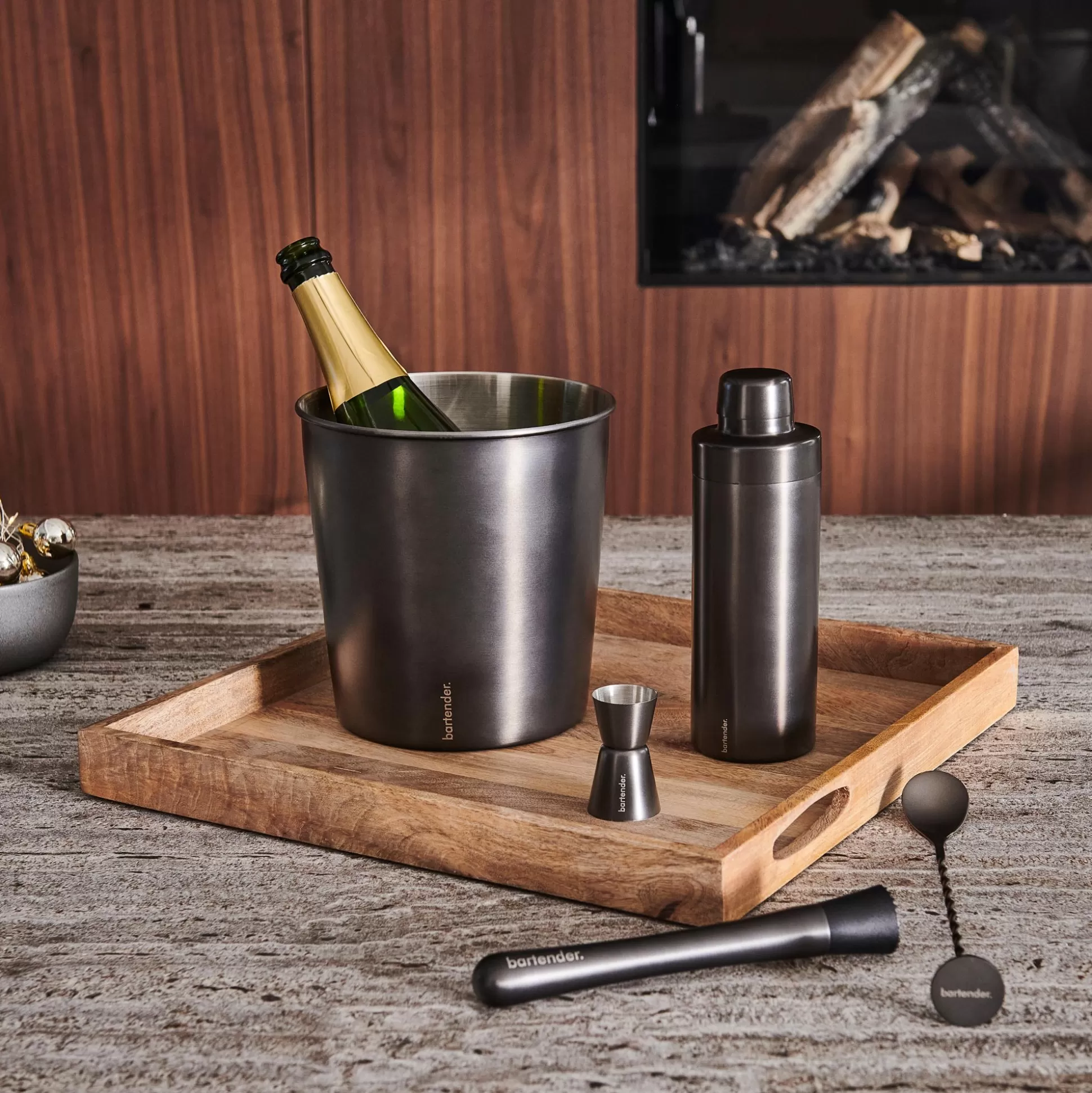 Accesorios Coctéles<CASA Bartender Enfriador De Cava Gris Oscuro