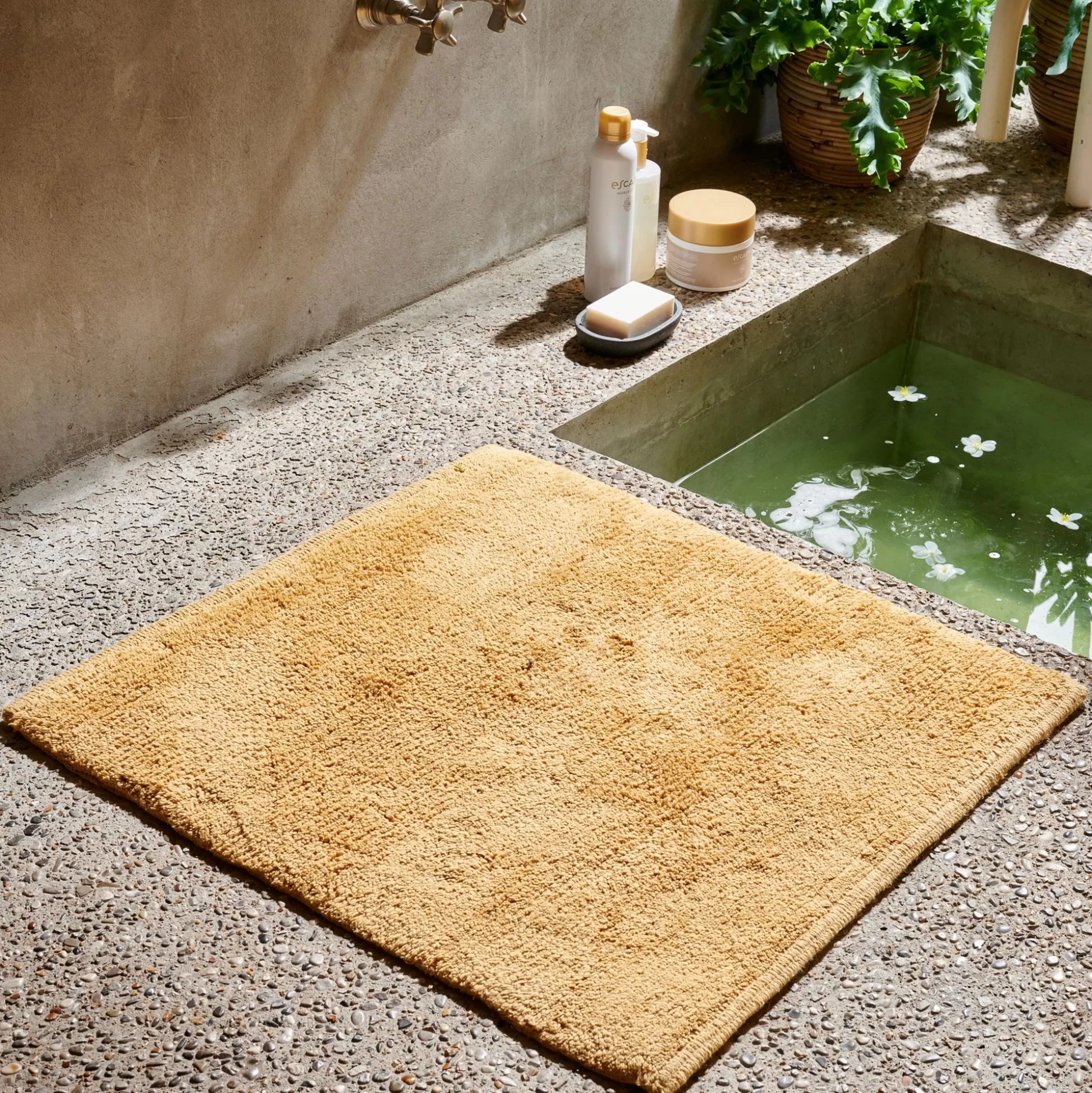 Alfombras De Baño<CASA Bio Soft Alfombra De Bano Ocre