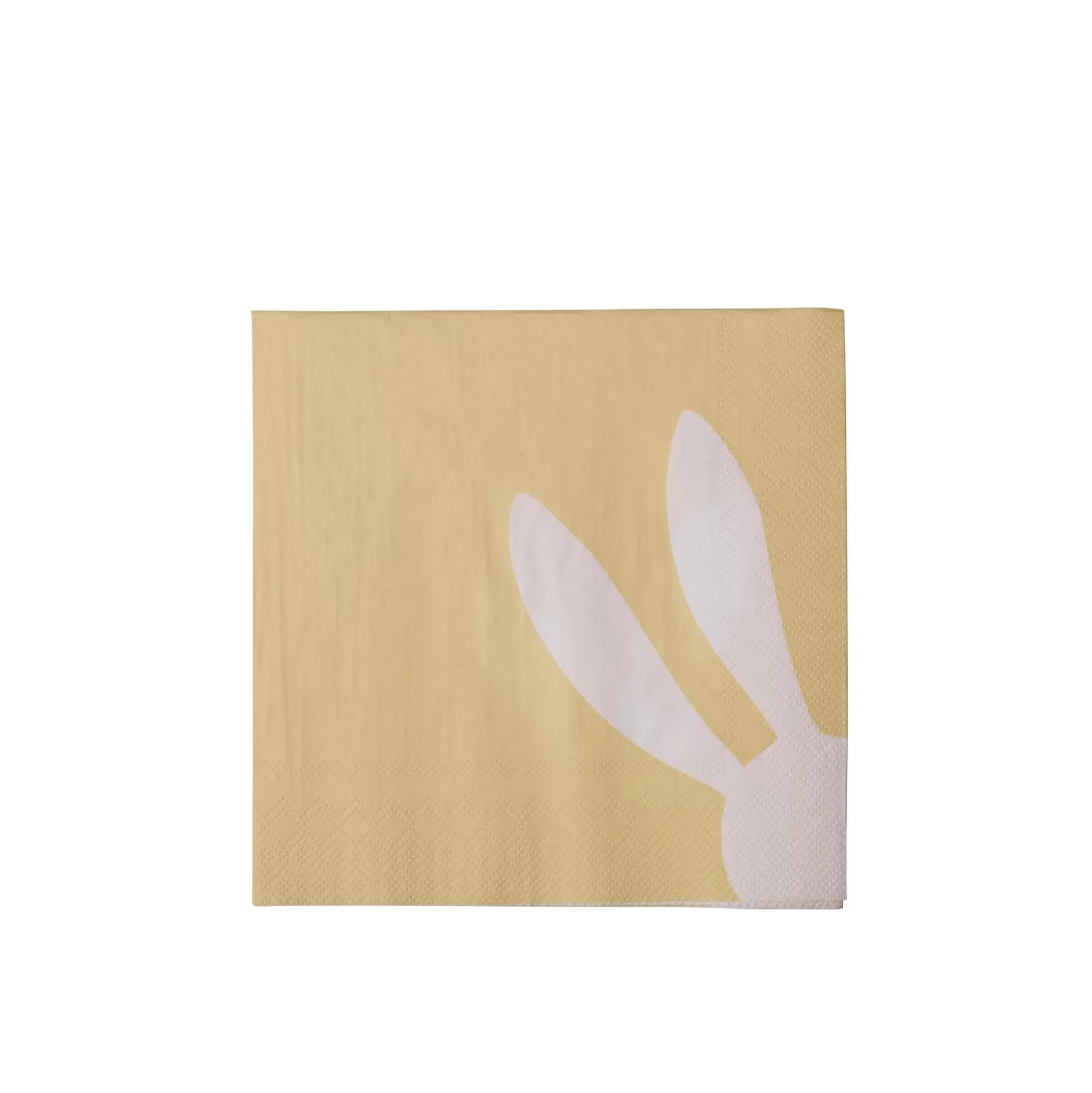 Servilletas<CASA Bunny Paquete De 20 Servilletas Amarillo