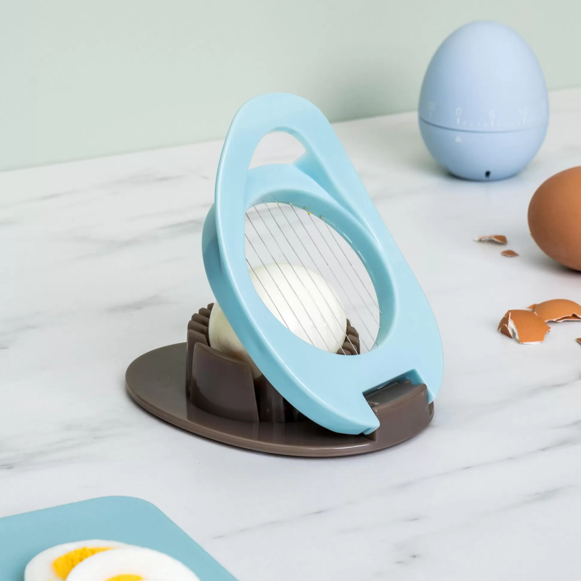 Instrumentos De Cocina<CASA Kitchen Cortador De Huevos Gris, Azul