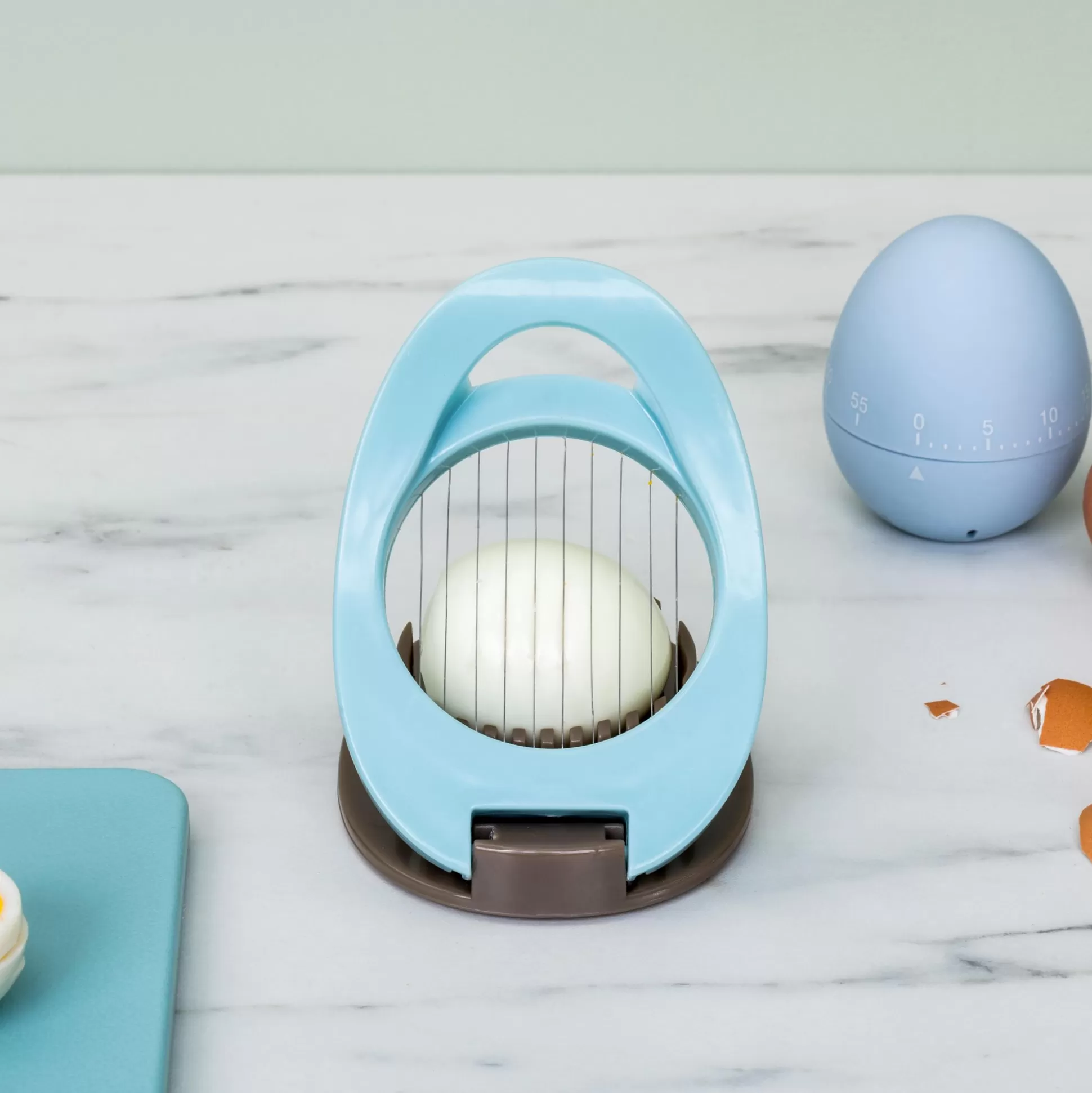 Instrumentos De Cocina<CASA Kitchen Cortador De Huevos Gris, Azul