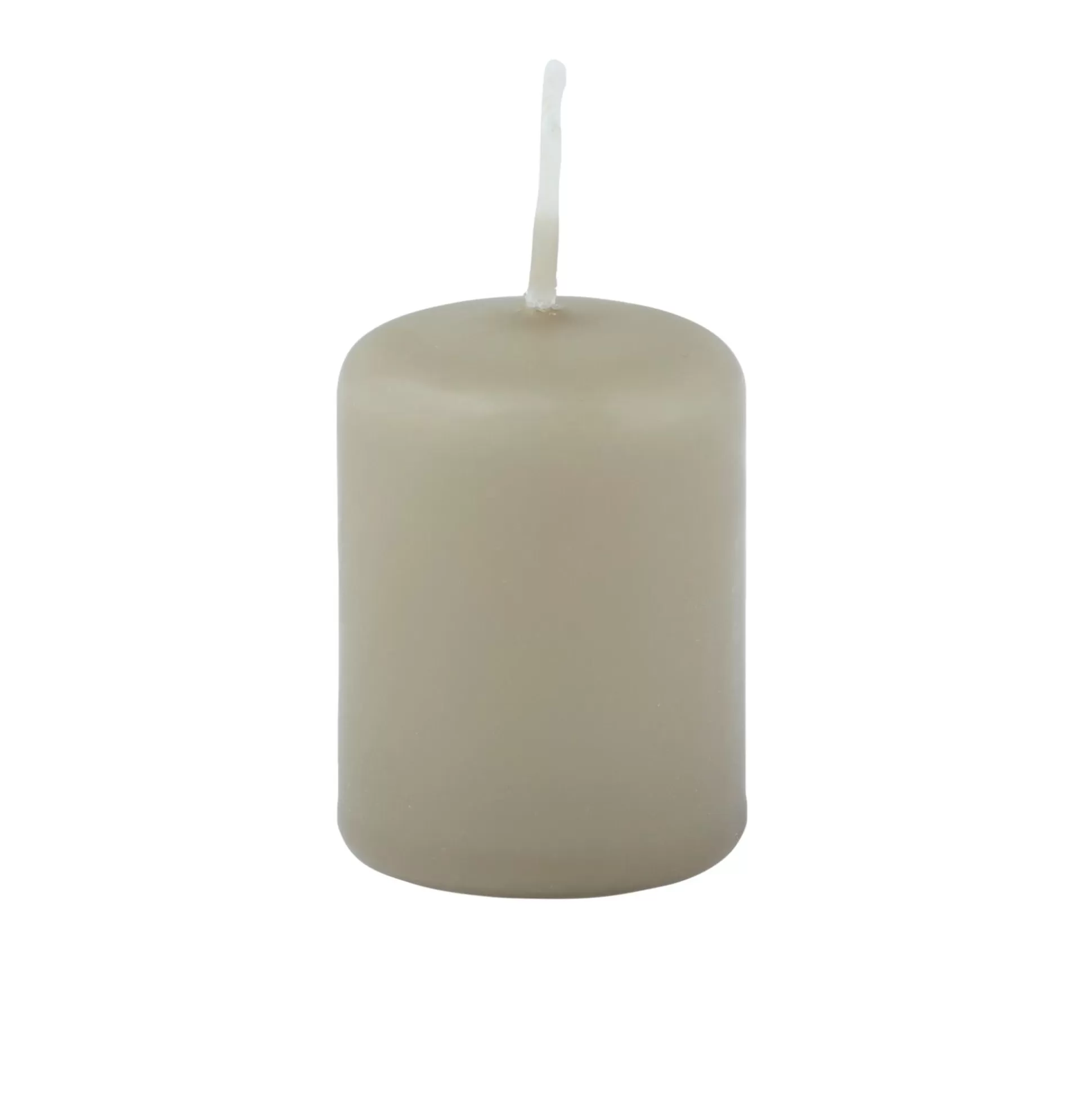 Velas<CASA Cilindro Vela Cilindrica Gris