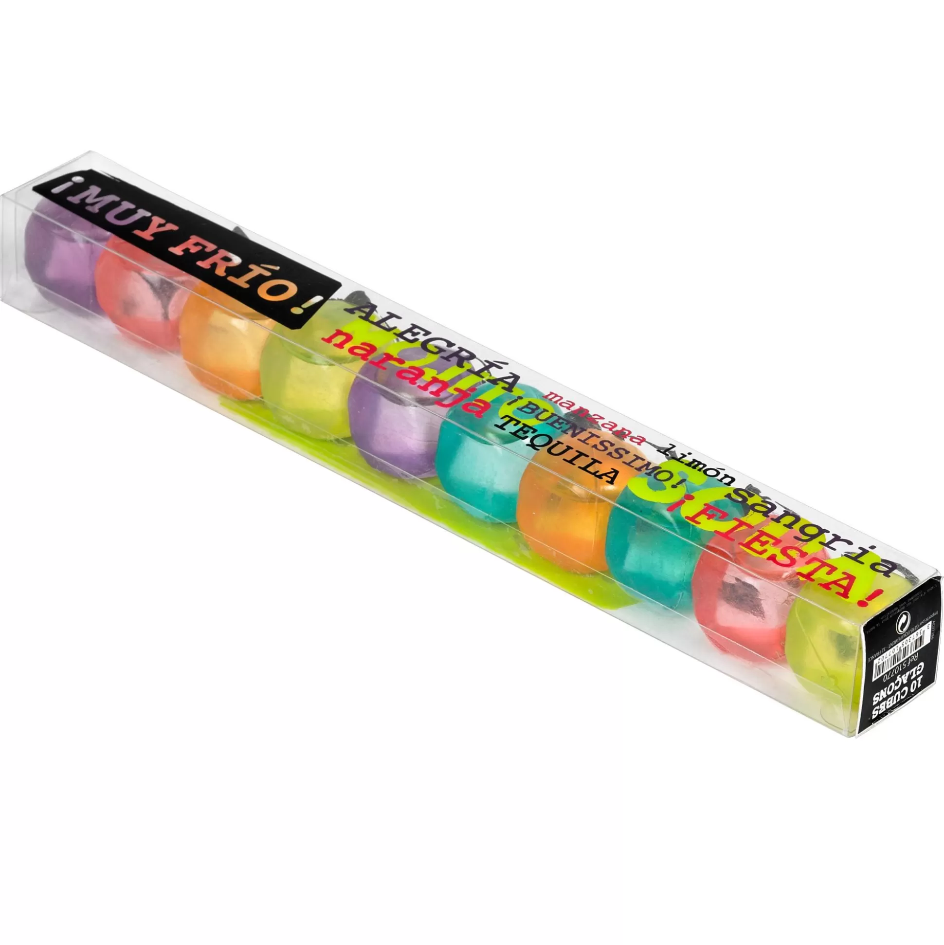 Accesorios Coctéles<CASA Cocktail Cubitos De Hielo Juego De 10 Mezcla De Colores Varios Colores