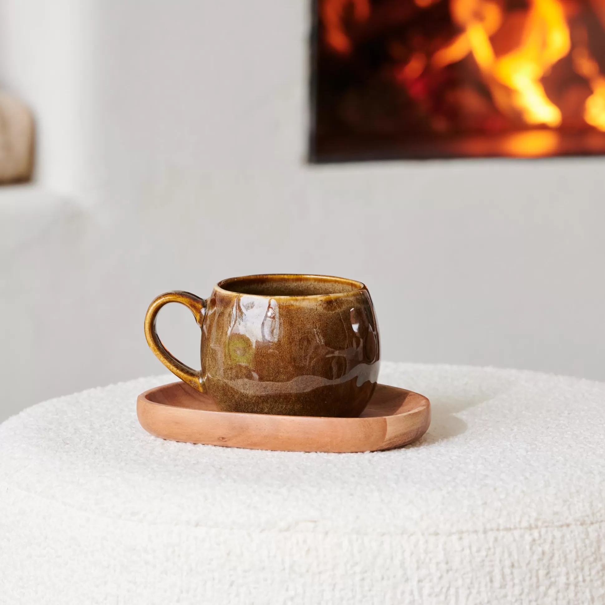 Tacitas<CASA Cozy Taza Marron