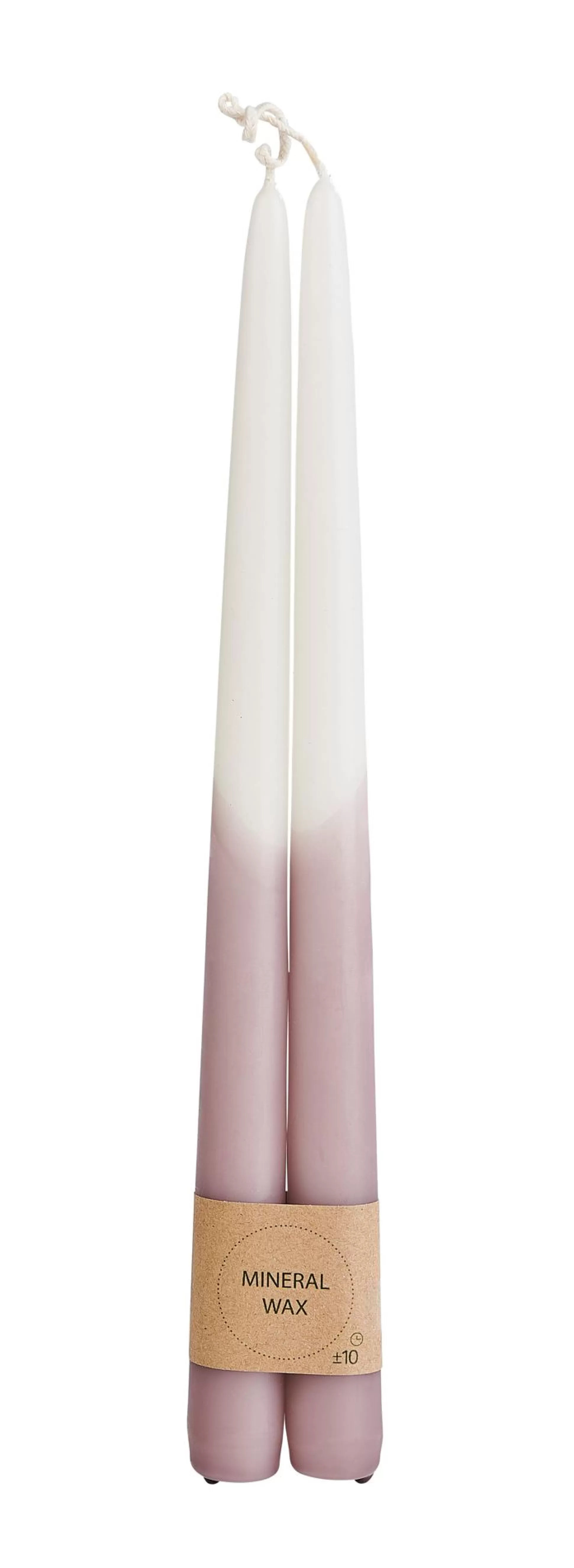 Velas<CASA Duo Velas Largas Juego De 2 Crema, Multicolor