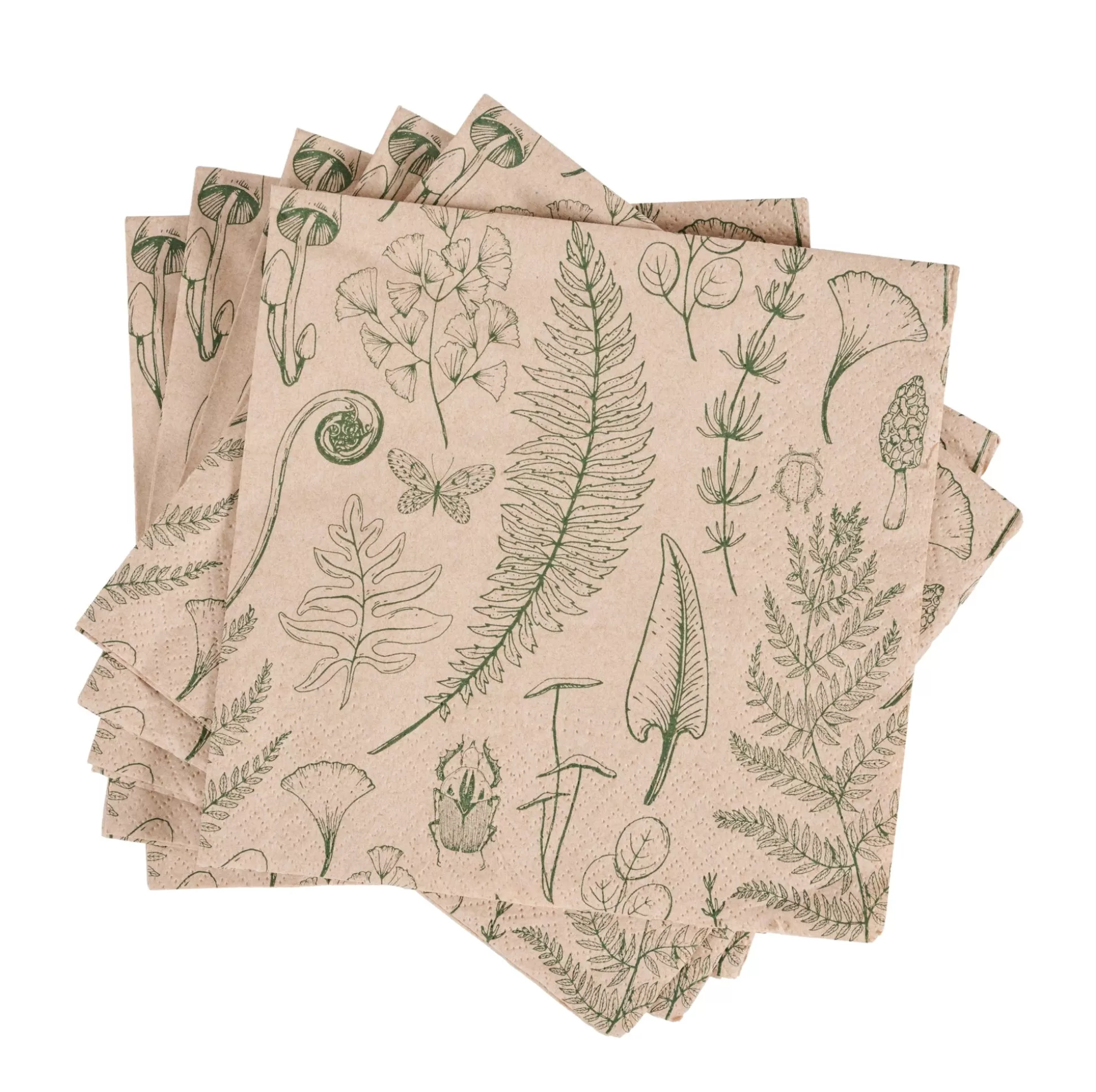 Servilletas<CASA Eco Nature Paquete De 20 Servilletas Multicolor