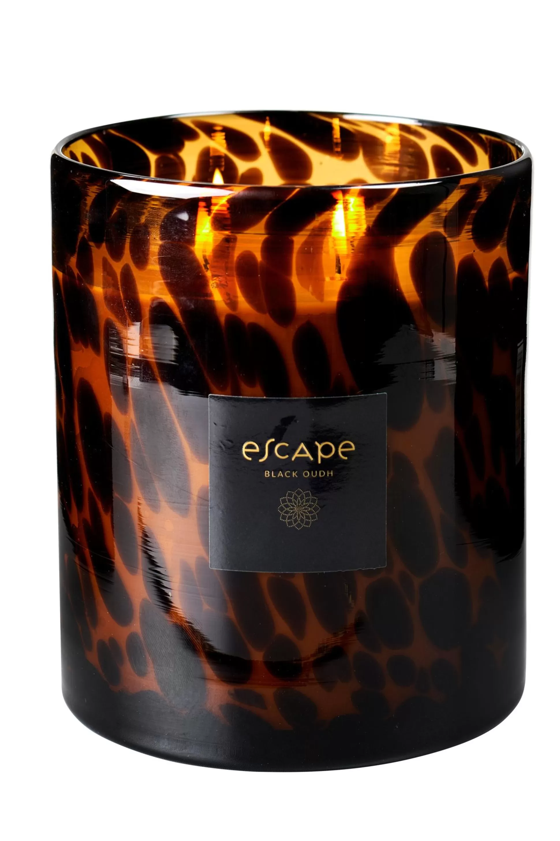 Velas<CASA Escape Black Oudh Negro, Marron, Ocre