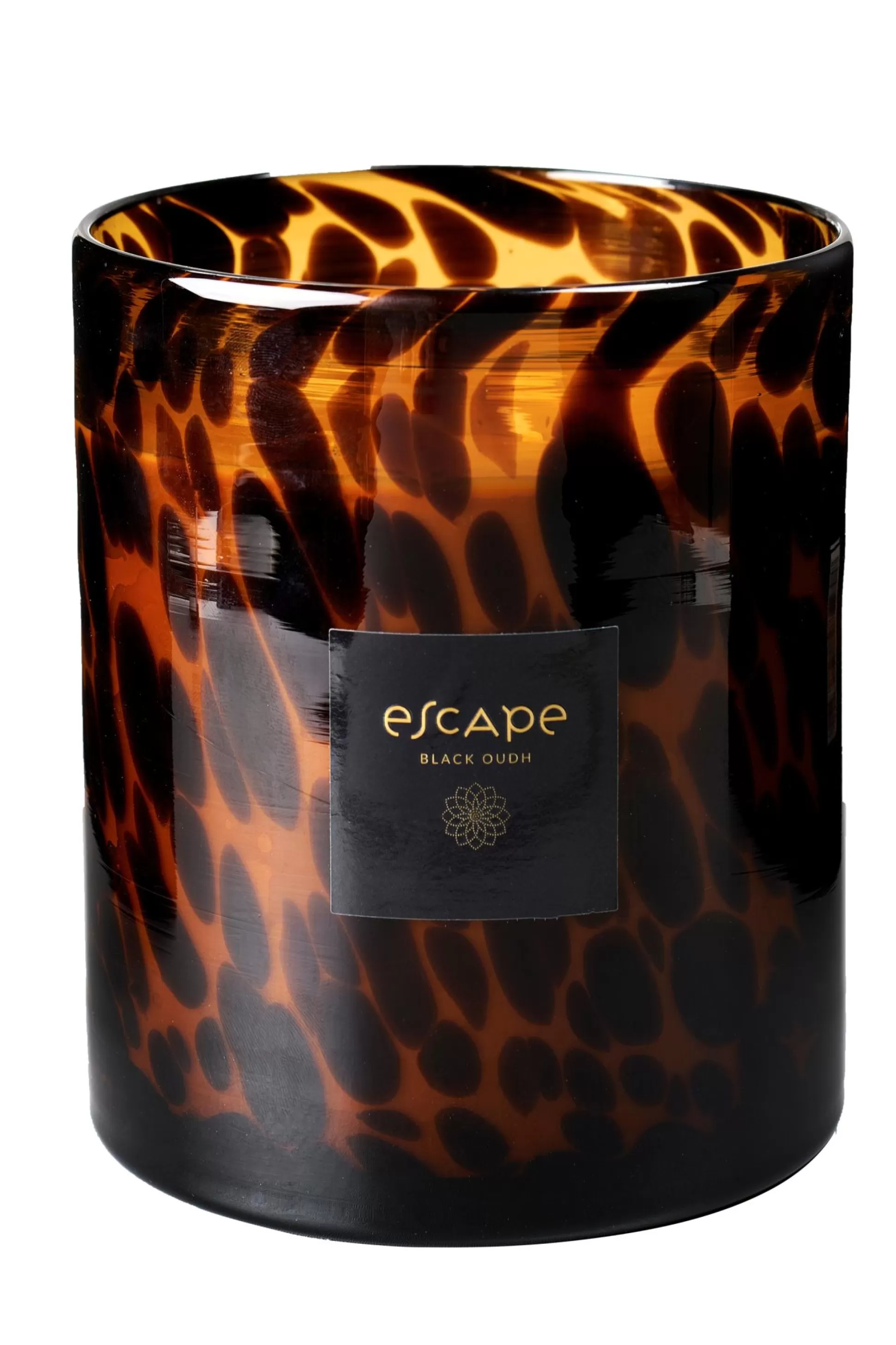 Velas<CASA Escape Black Oudh Negro, Marron, Ocre