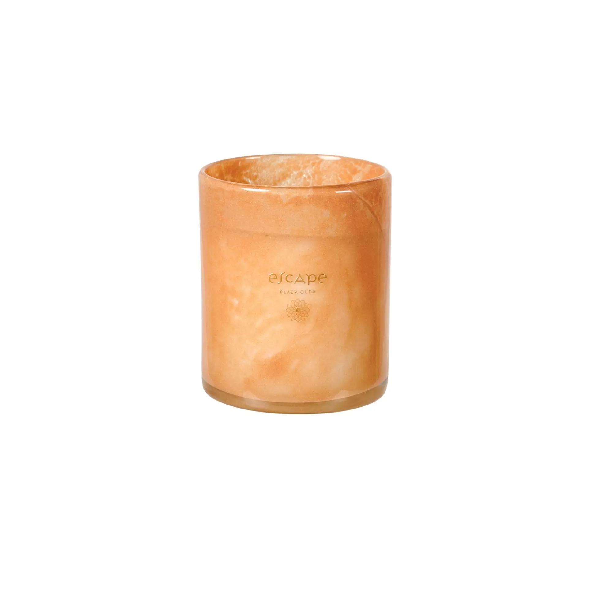Velas<CASA Escape Black Oudh Vela Perfumada En Vaso Blanco, Color Rosa Viejo