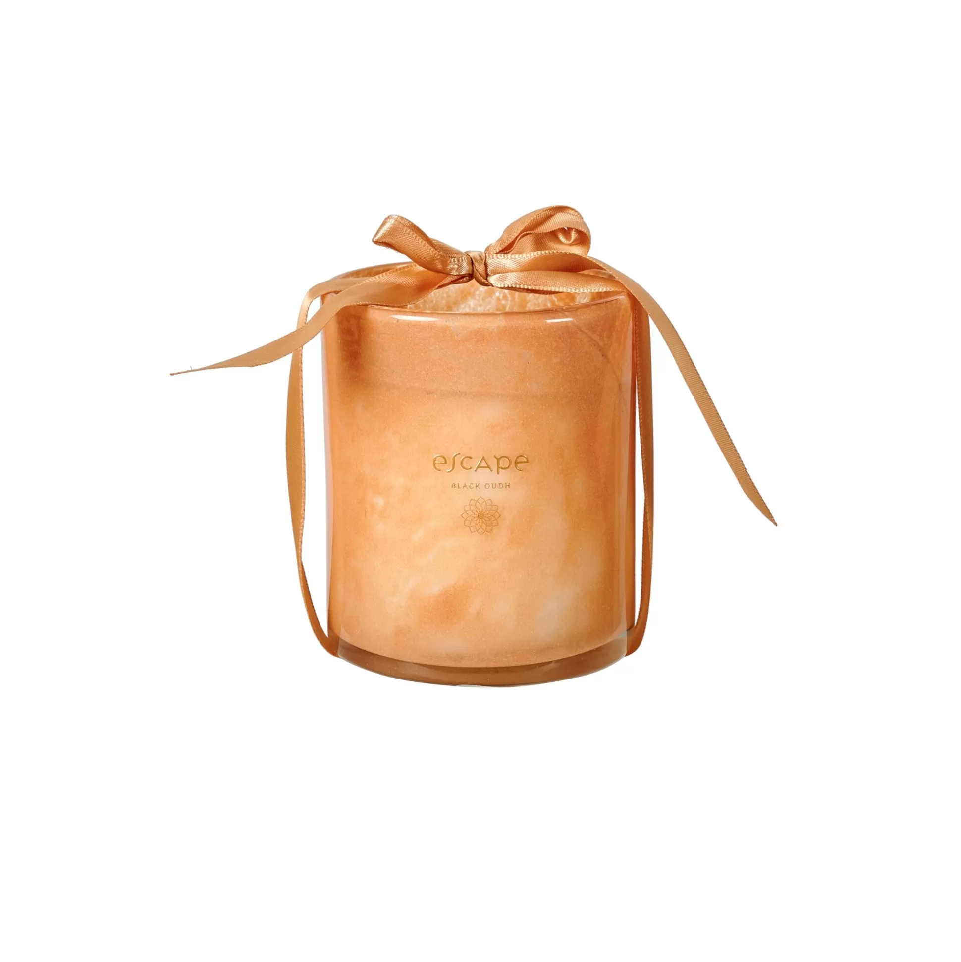 Velas<CASA Escape Black Oudh Vela Perfumada En Vaso Blanco, Color Rosa Viejo