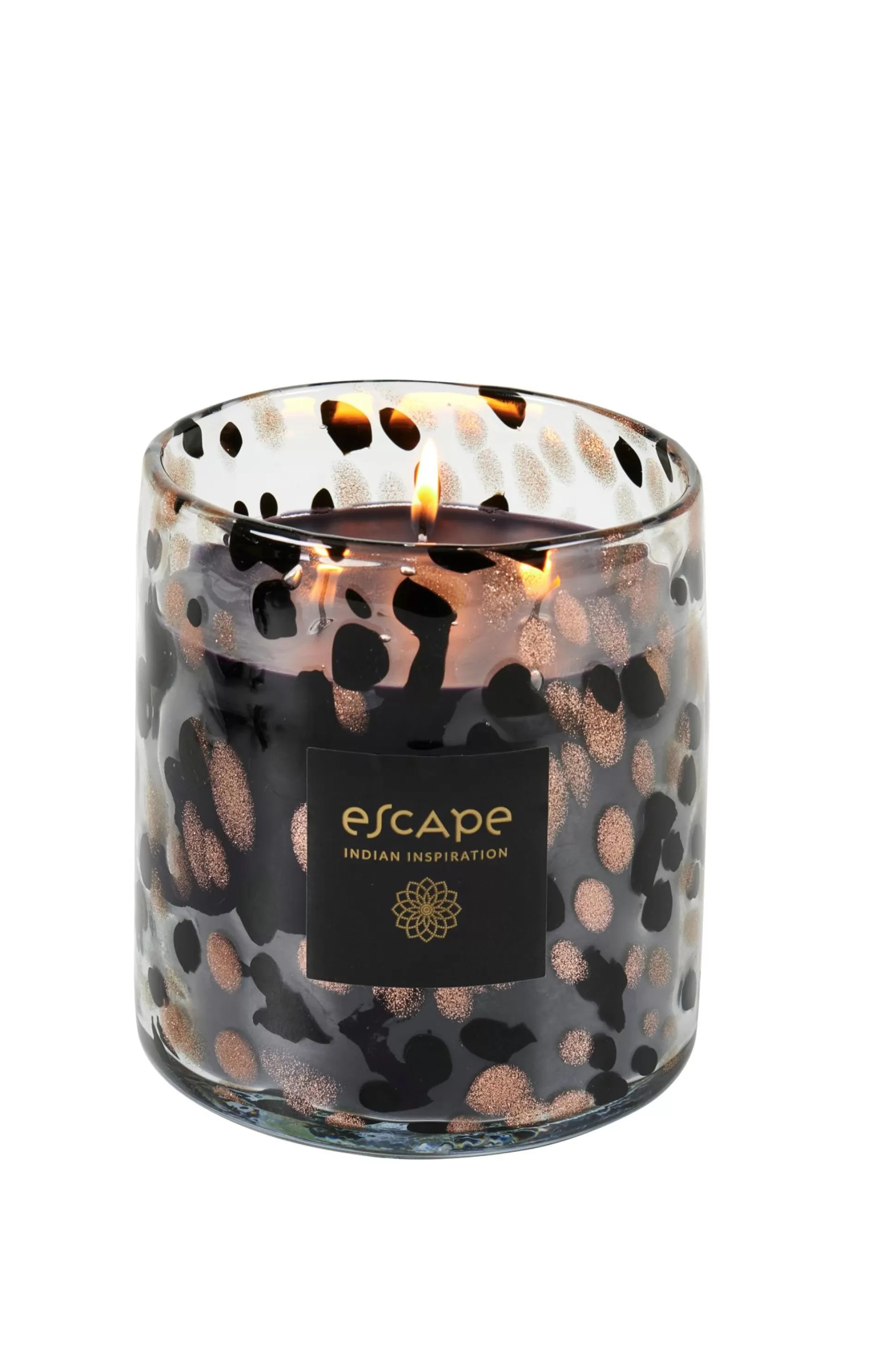 Velas<CASA Escape Indian Inspiration Vela Perfumada Xl Negro, Cobrizo, Multicolor