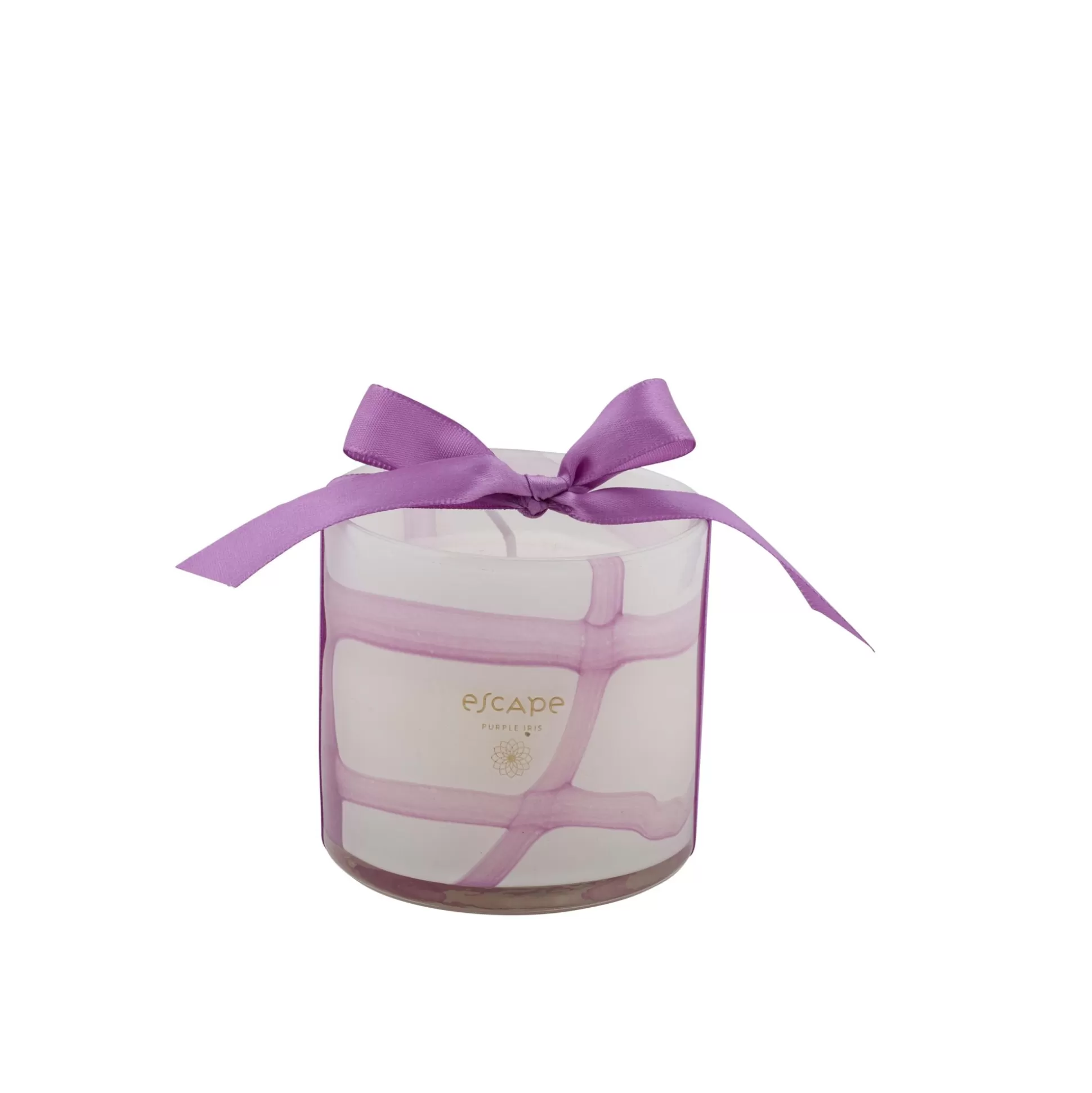 Velas<CASA Escape Purple Iris Vela Perfumada En Vaso Morado Claro
