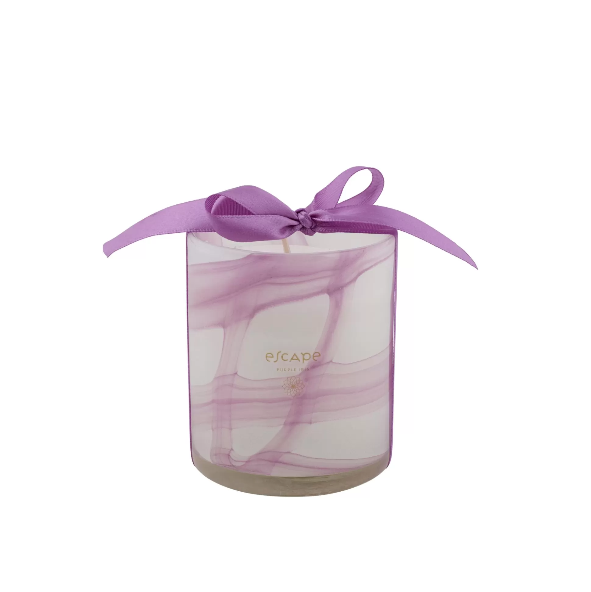 Velas<CASA Escape Purple Iris Vela Perfumada En Vaso Morado Claro