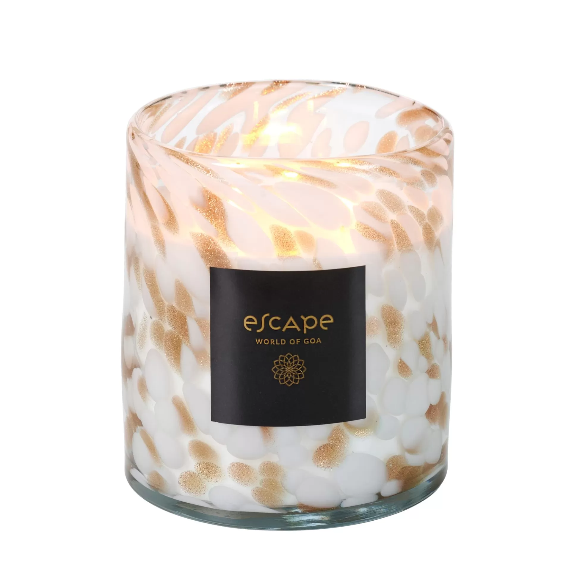 Velas<CASA Escape World Of Goa Vela Perfumada Blanco, Dorado, Multicolor