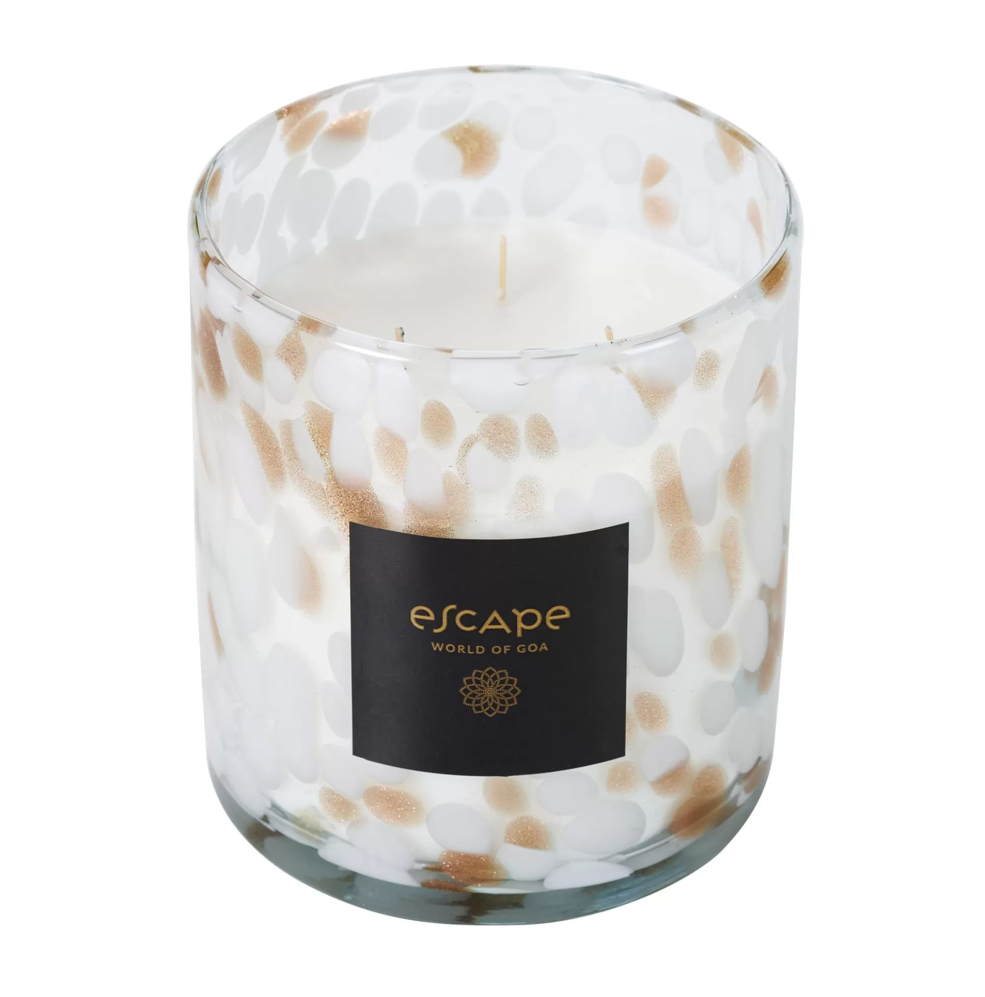 Velas<CASA Escape World Of Goa Vela Perfumada Blanco, Dorado, Multicolor