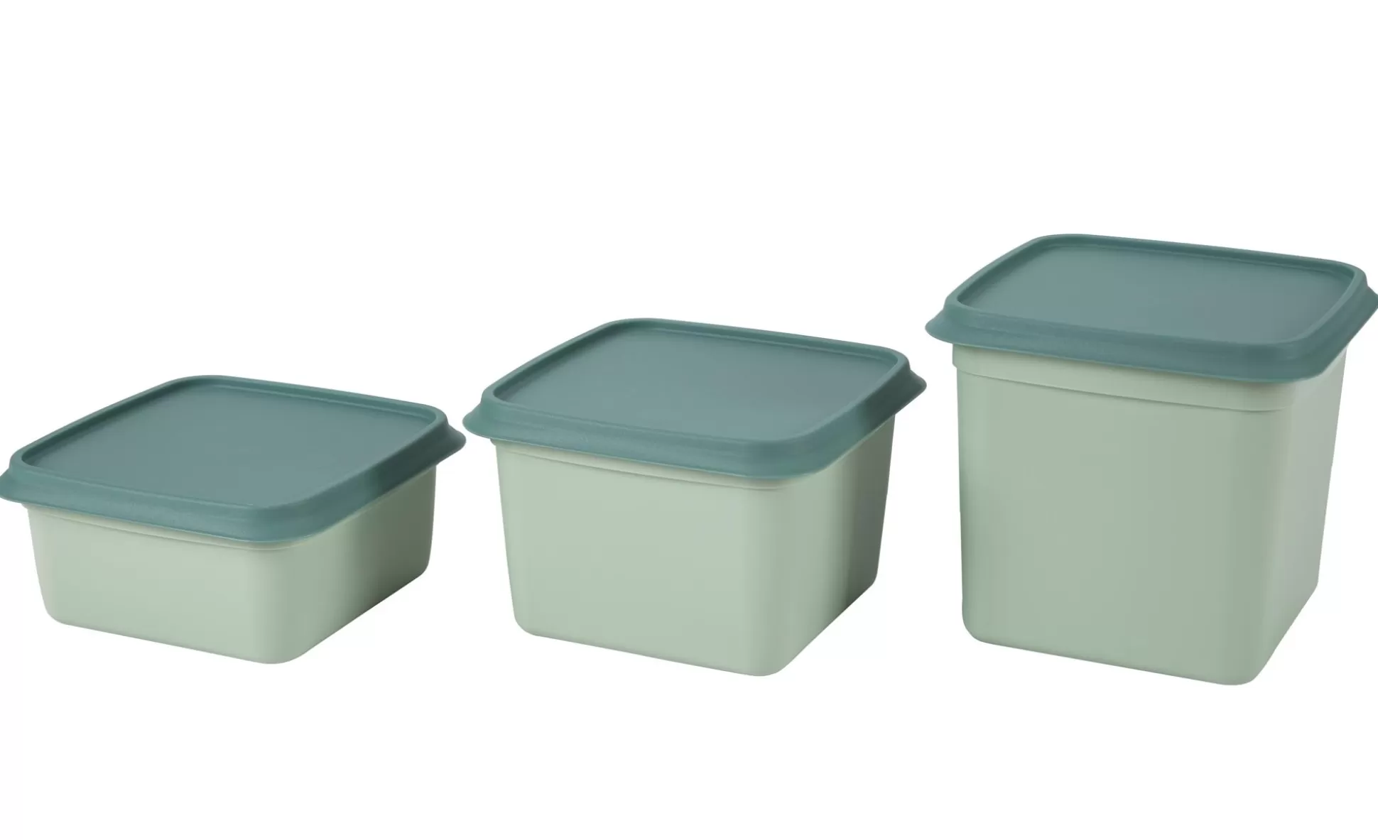 Taperes<CASA Freezer Cajas Congeladoras Juego De 10 Menta, Verde Oscuro