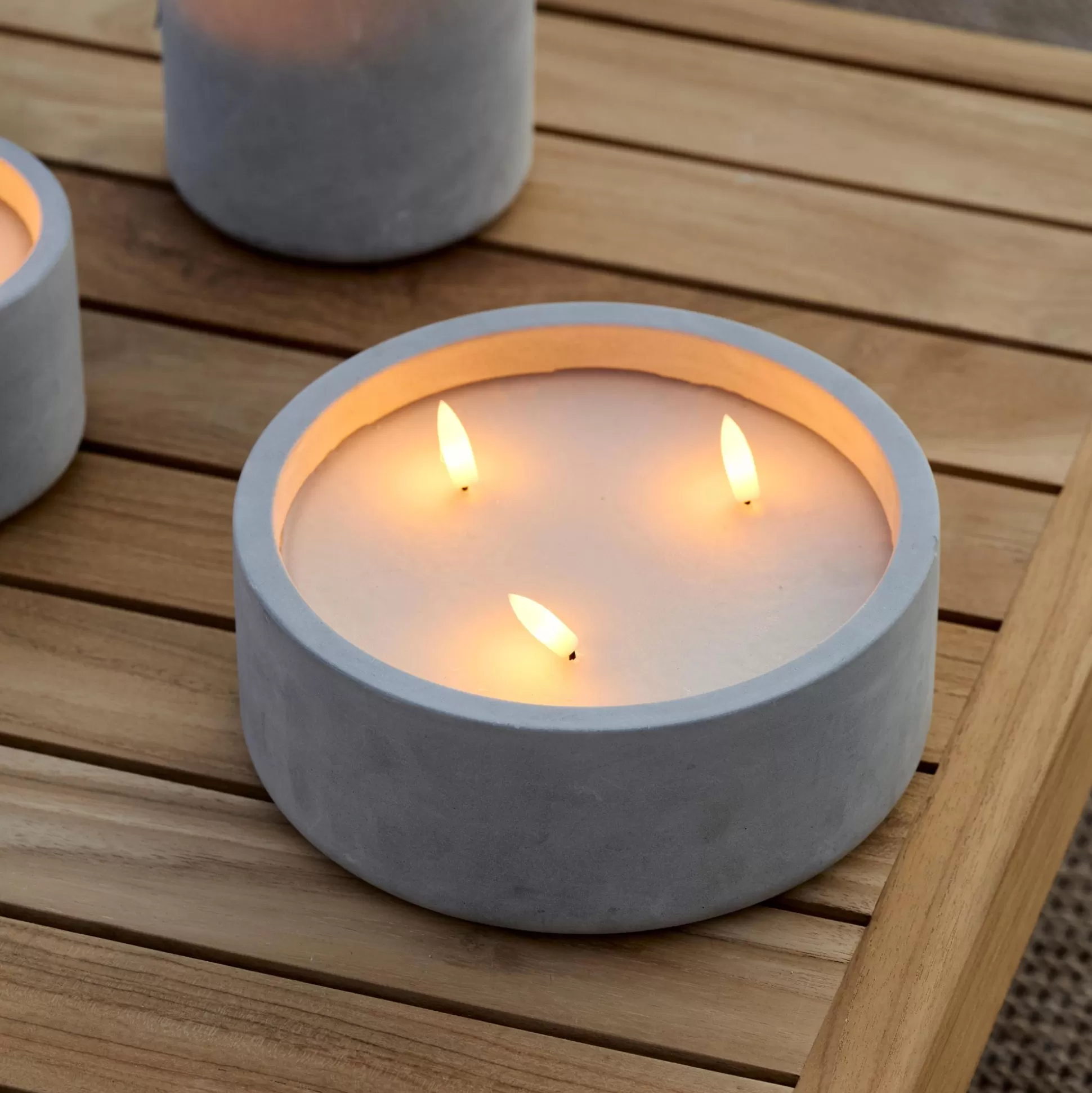 Velas Led<CASA Fuego Vela Led Solar Gris Claro