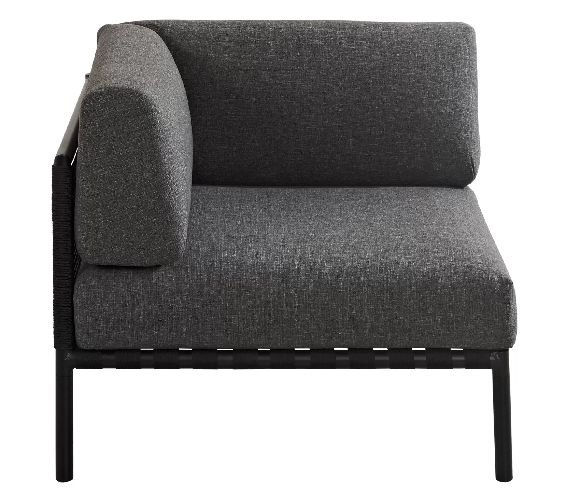 Conjuntos Lounge<CASA Jumbo Silla Esquinera Negro