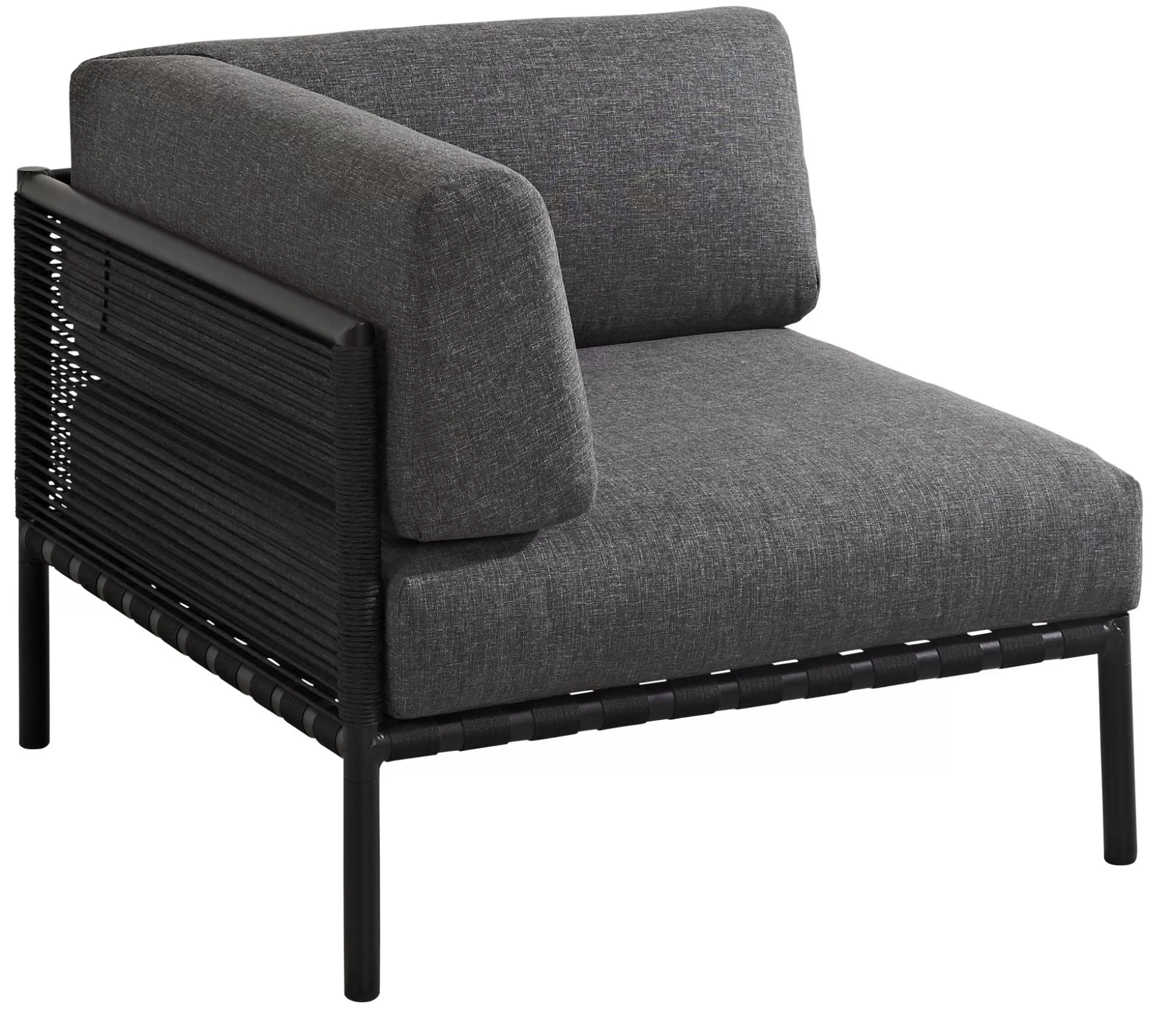 Conjuntos Lounge<CASA Jumbo Silla Esquinera Negro