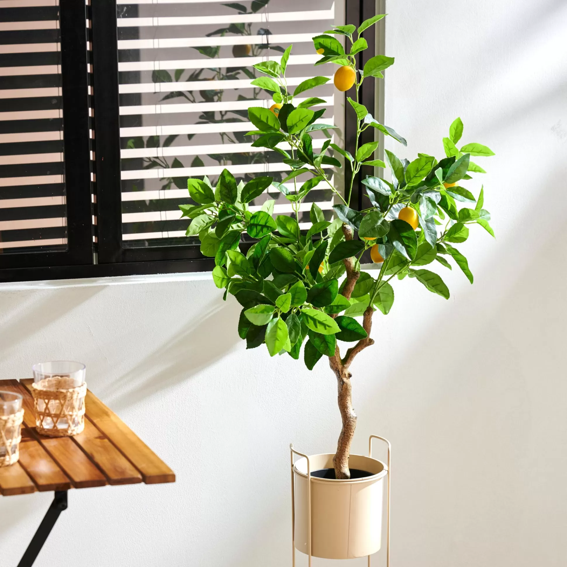 Plantas Artificiales<CASA Lemon Limonero Verde