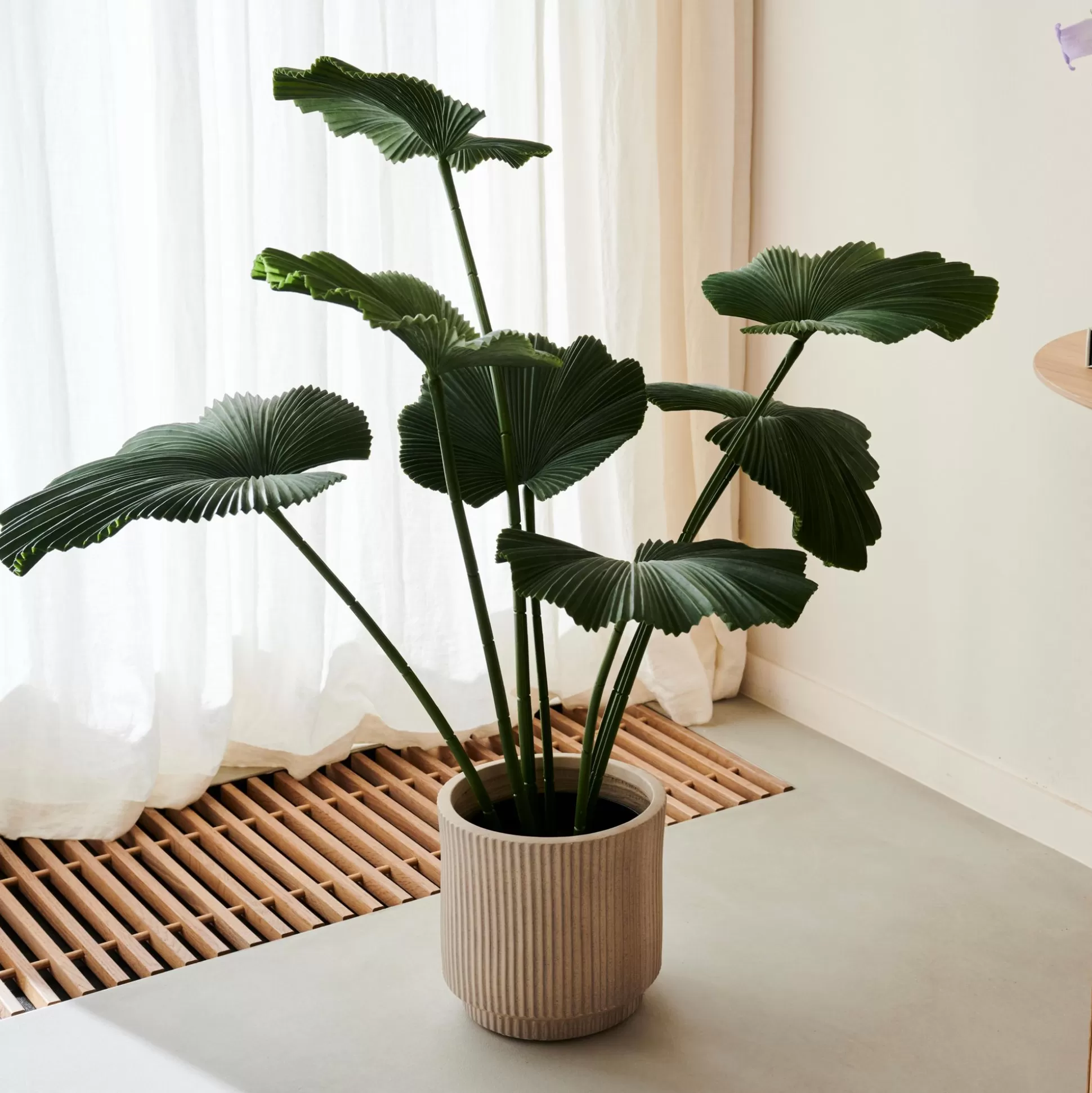 Plantas Artificiales<CASA Lotus Planta Verde