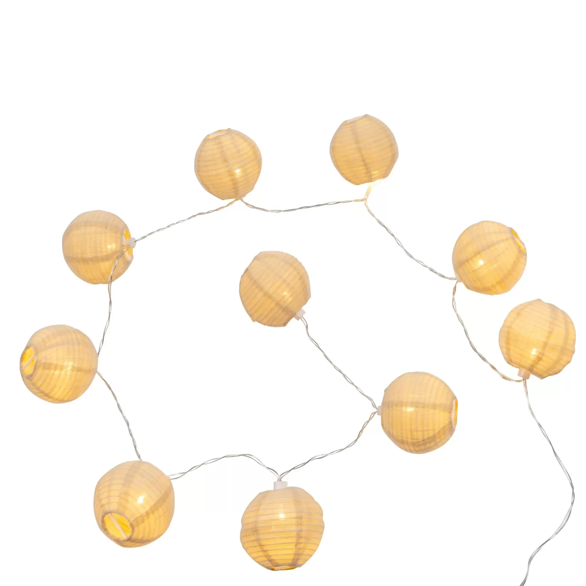 Guirnaldas De Luz<CASA Lynn Guirnalda Bola 10 Leds Beis