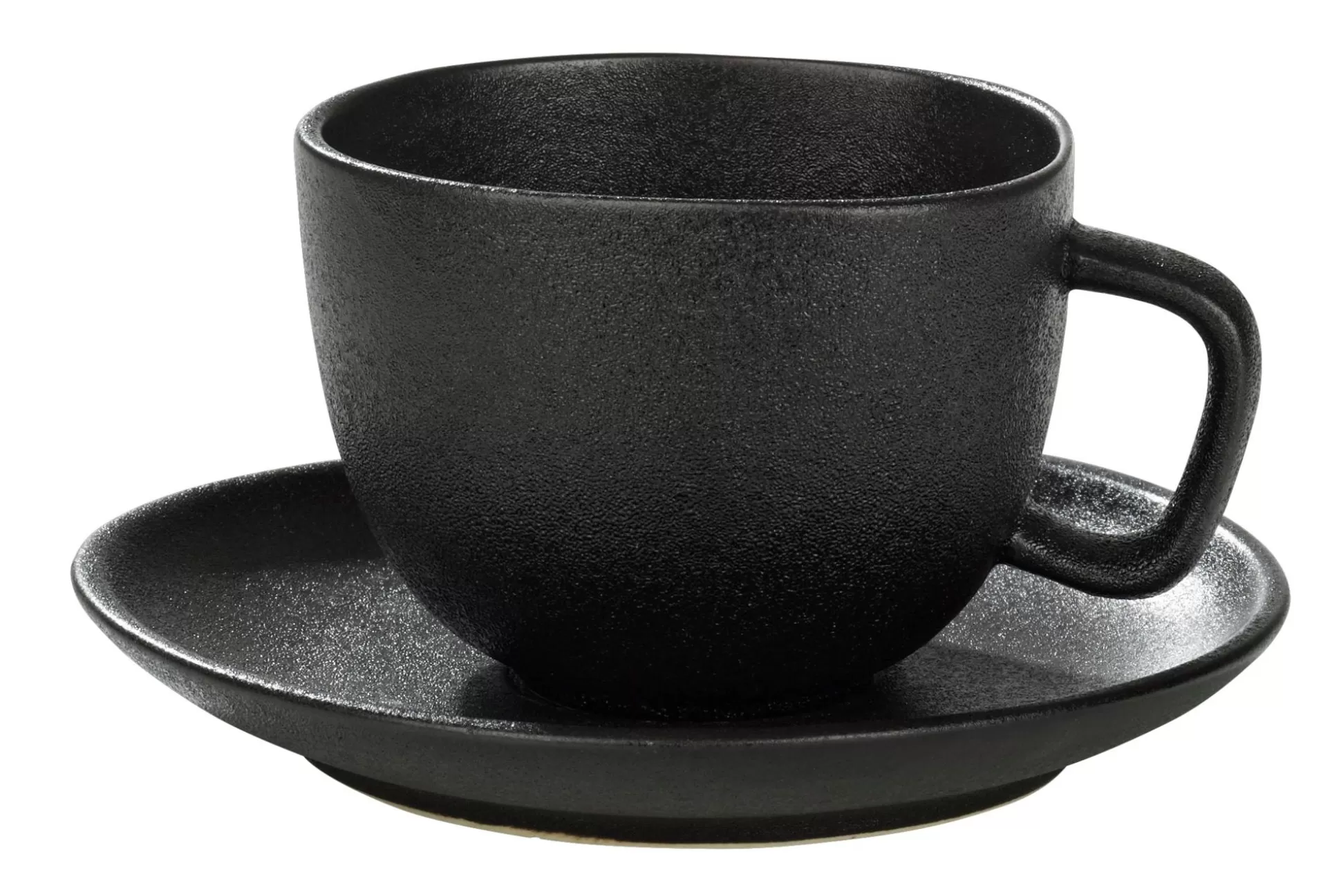 Tazas<CASA Magma Taza Y Plato Negro