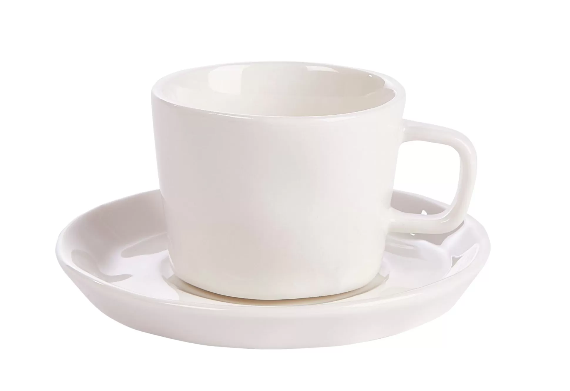 Tazas<CASA Marea Tacita Taza Y Plato Blanco