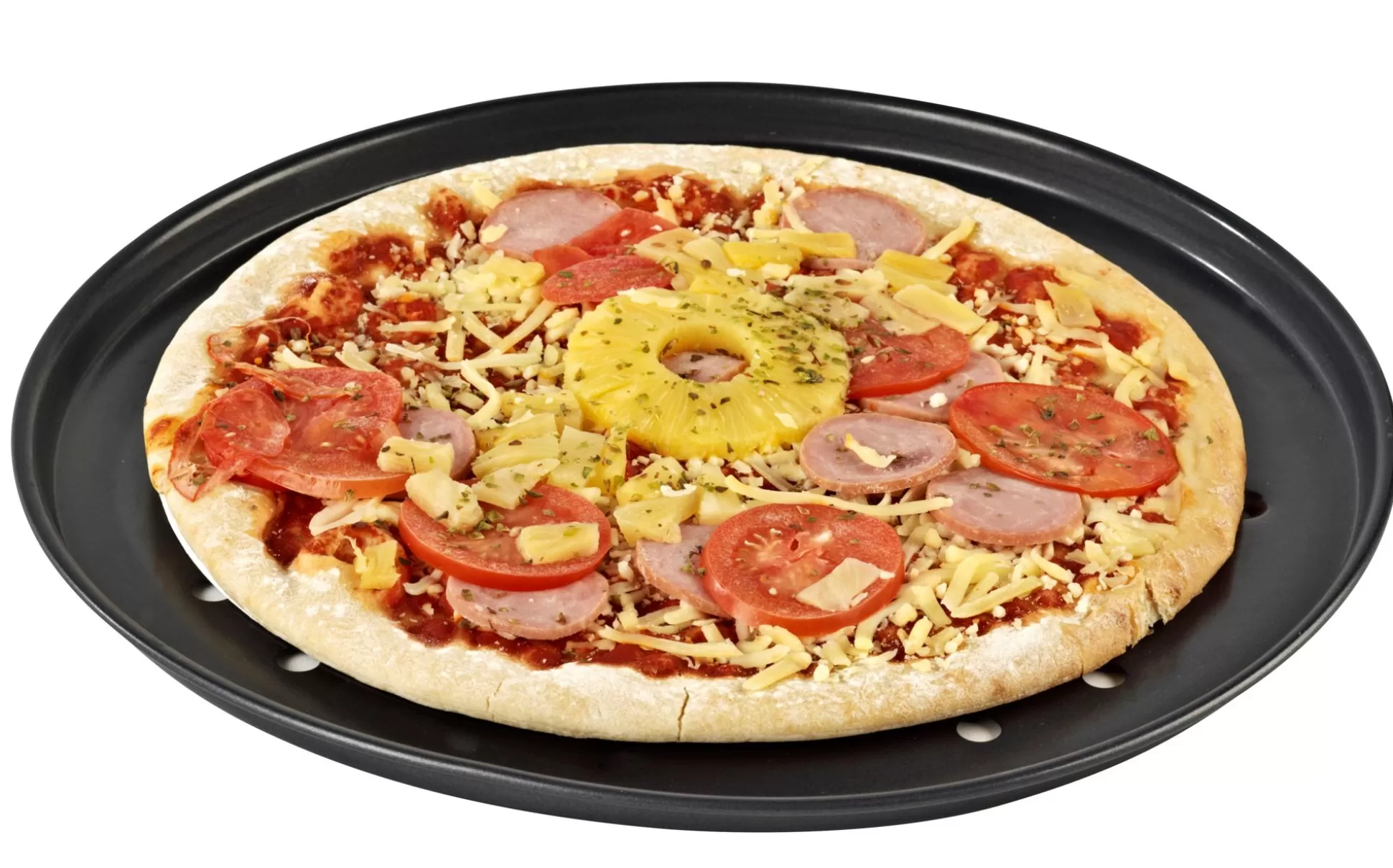 Moldes<CASA Margaritha Bandeja De Pizza Para El Horno Gris Oscuro