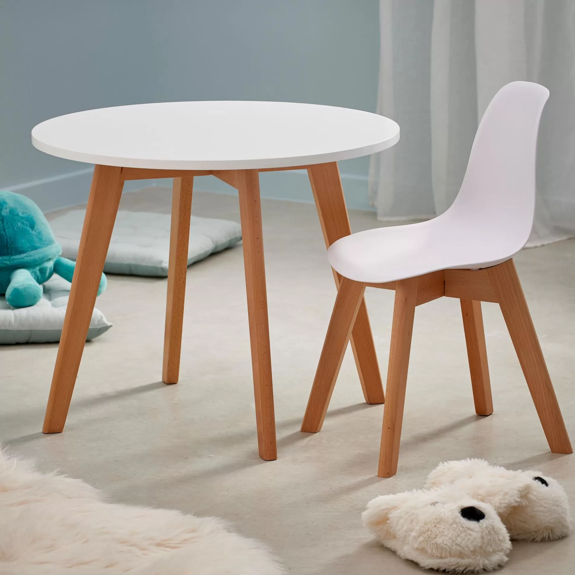 Muebles Para Niños<CASA Mathias Silla Para Ninos Blanco, Natural