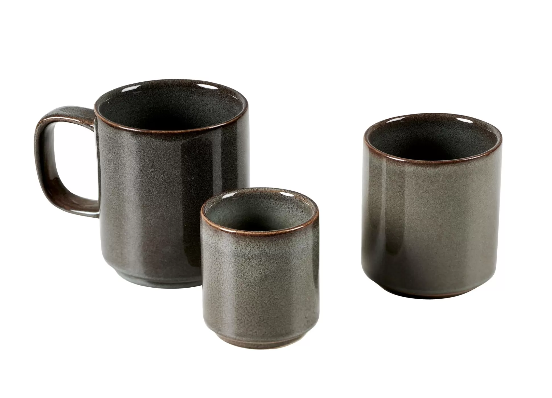 Tacitas<CASA Mineral Graphite Taza Sin Asa Gris