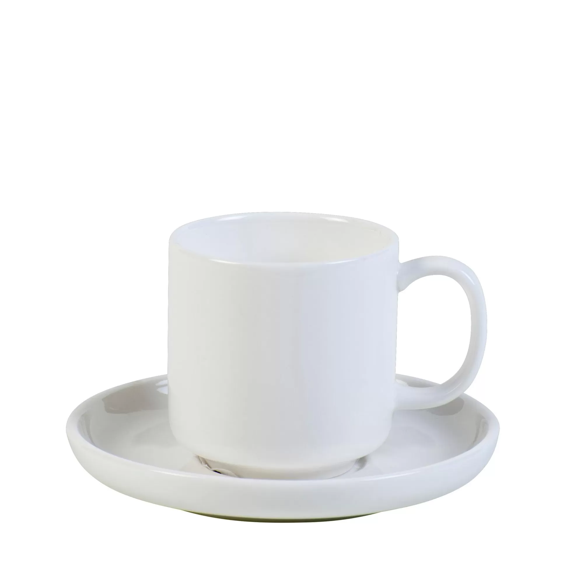 Tazas<CASA Moon Taza Y Plato Blanco