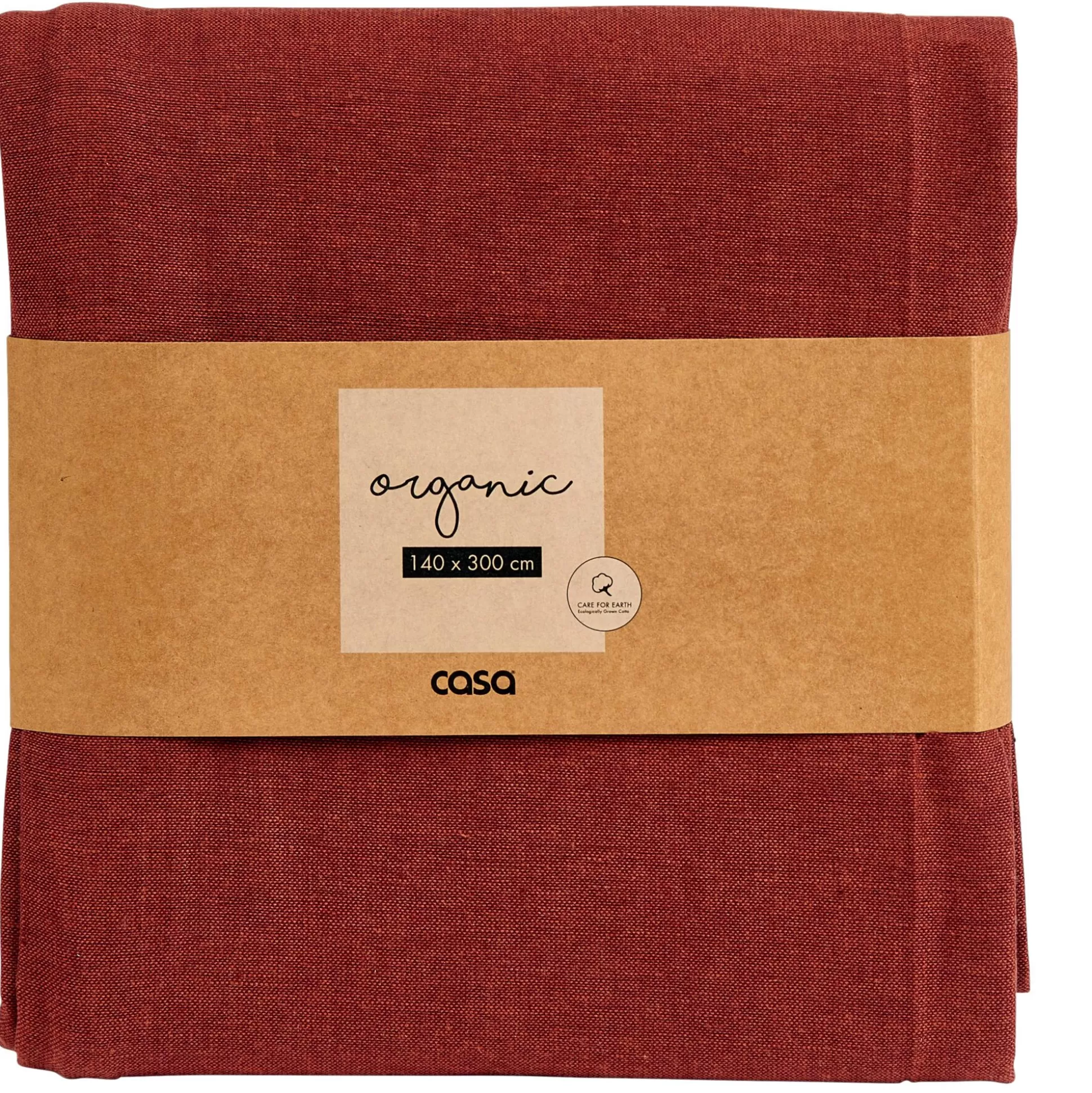 Manteles<CASA Organic Mantel Rojo