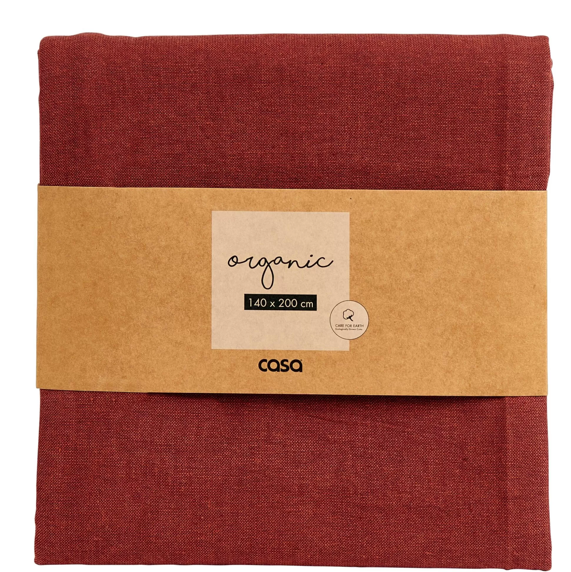 Manteles<CASA Organic Mantel Rojo