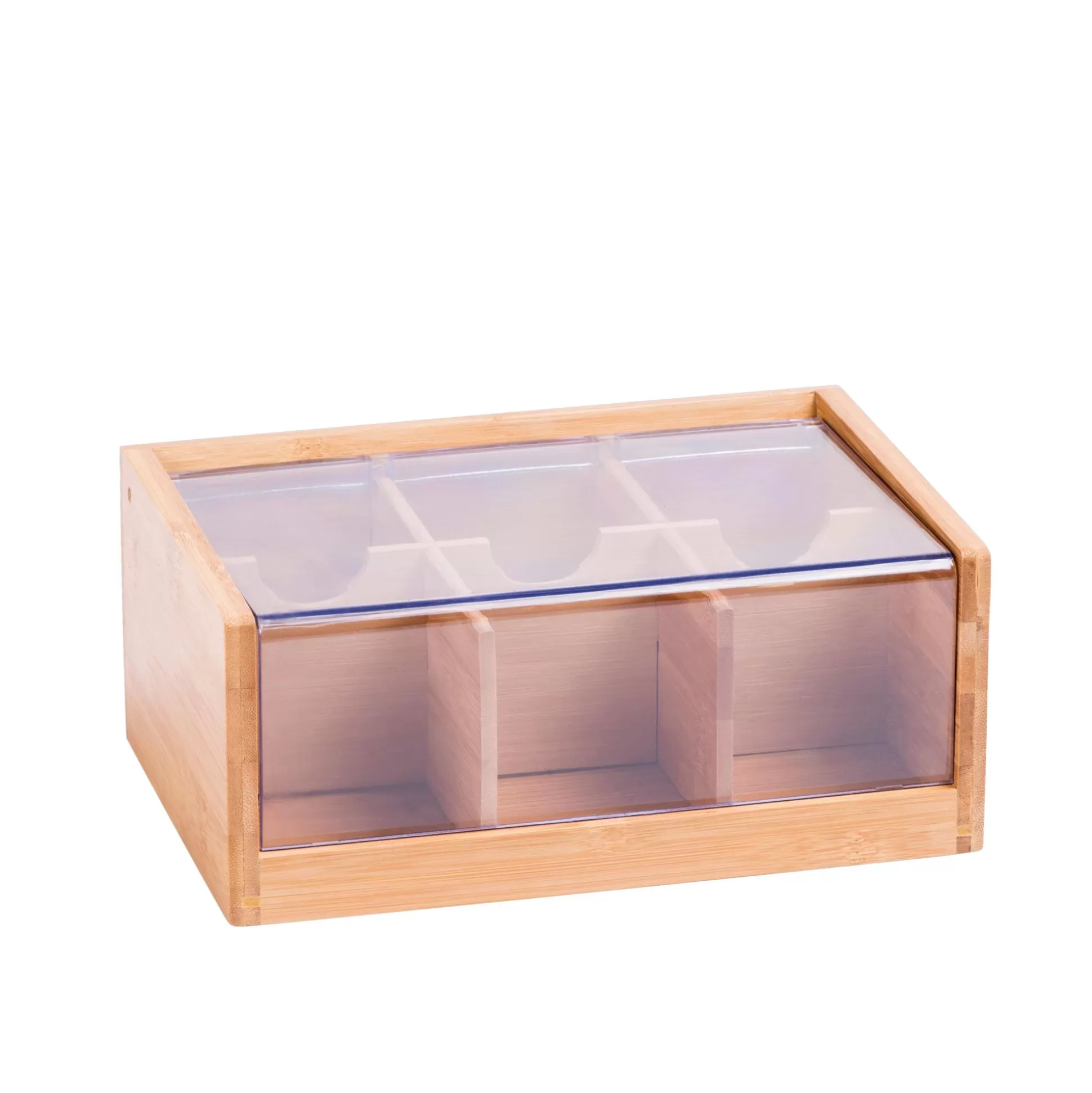 Accesorios De Té<CASA Panda Caja Para Te 6 Compart. Transparente, Natural