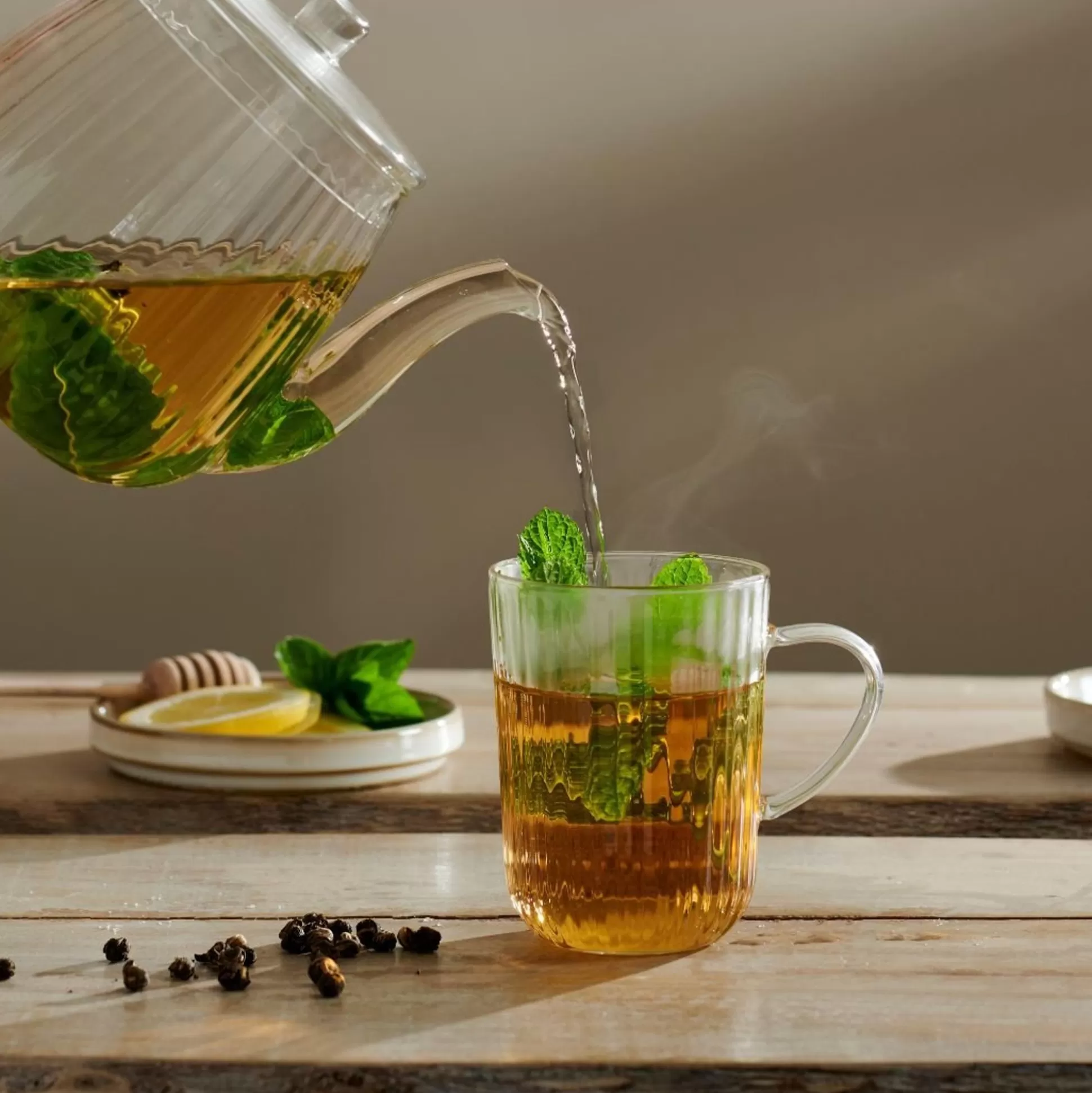 Accesorios De Té<CASA Pausa Juego De Te Transparente