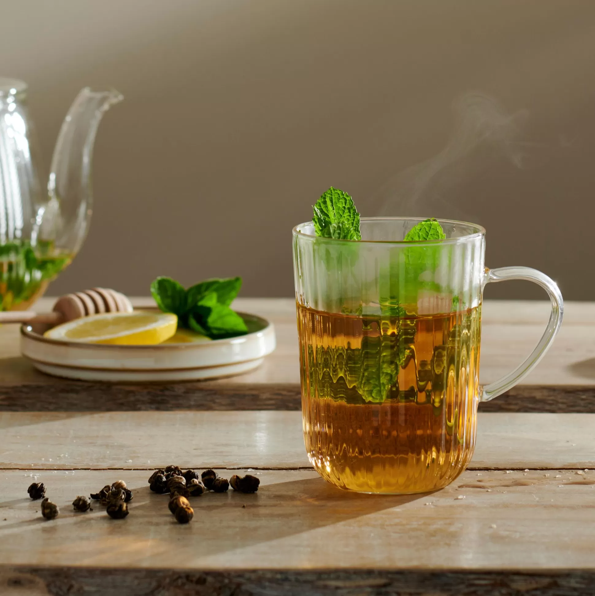 Vasos Para Té<CASA Pausa Vaso De Te Con Asa Transparente