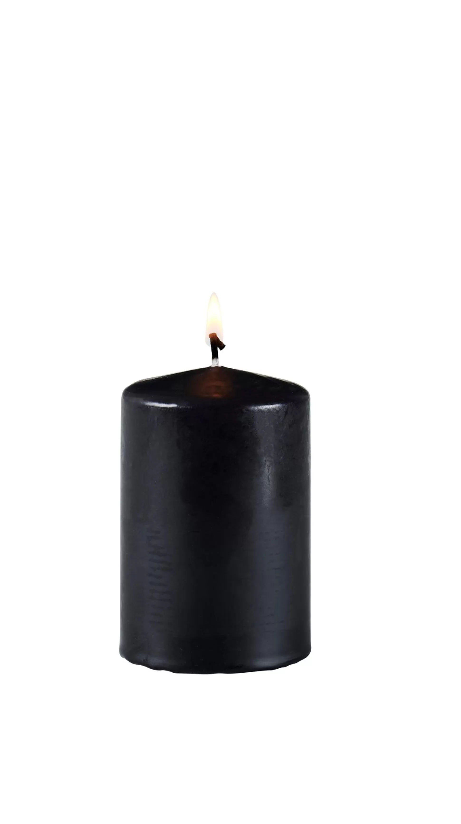 Velas<CASA Pure Vela Cilindrica Negro