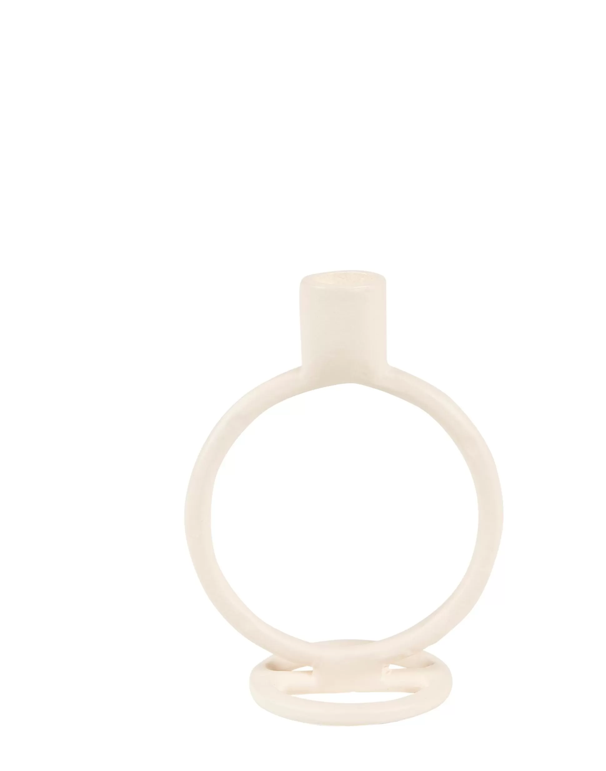 Candelabros<CASA Rings Candelabro Blanco