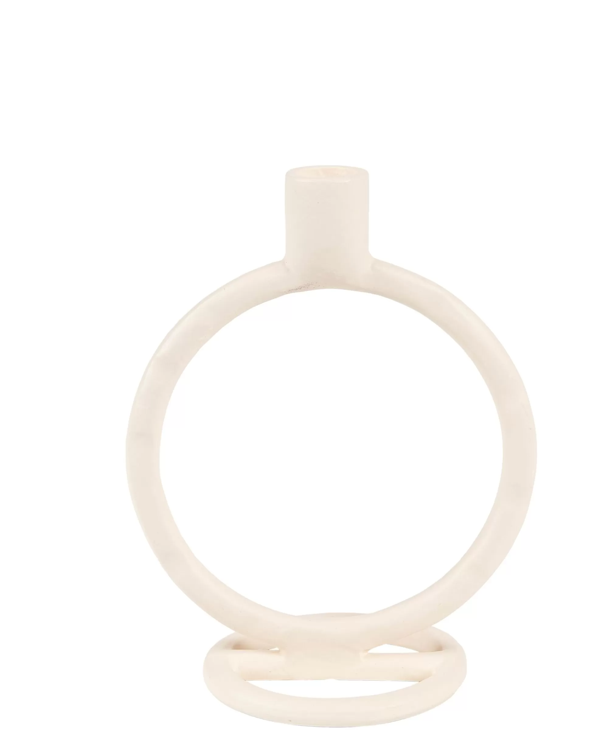 Candelabros<CASA Rings Candelabro Blanco