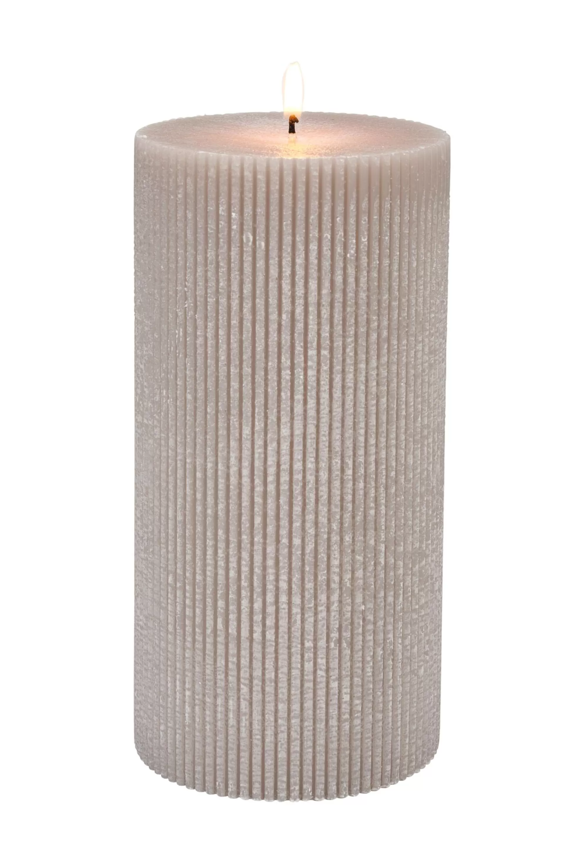 Velas<CASA Rustic Vela Rib Gris