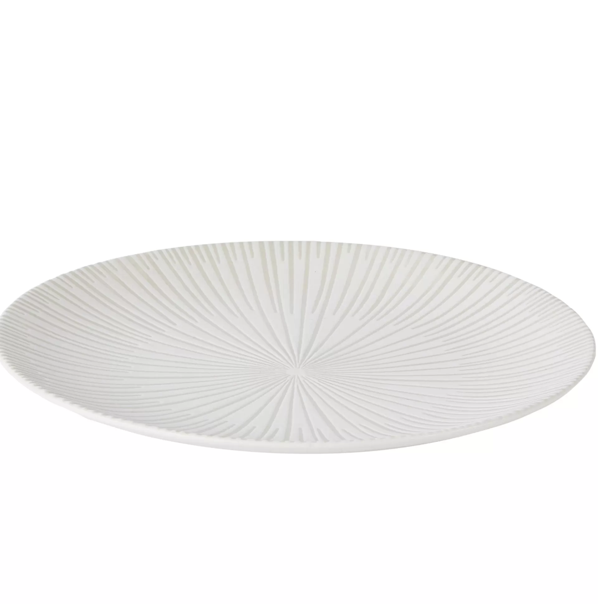 Platos<CASA Soulstripes Ivory Plato Marfil