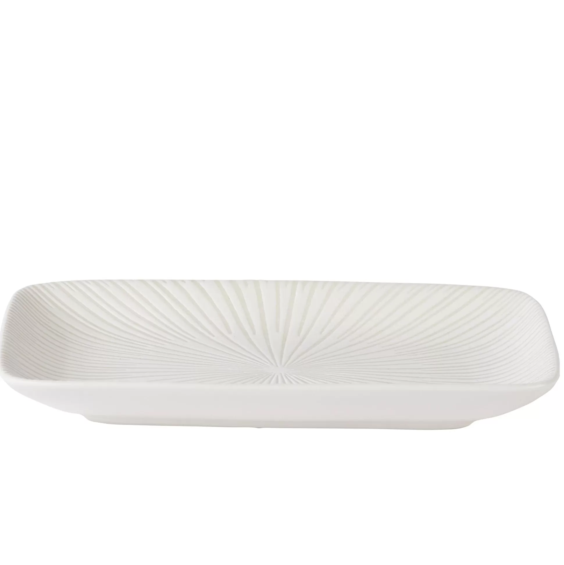 Platos<CASA Soulstripes Ivory Plato Marfil