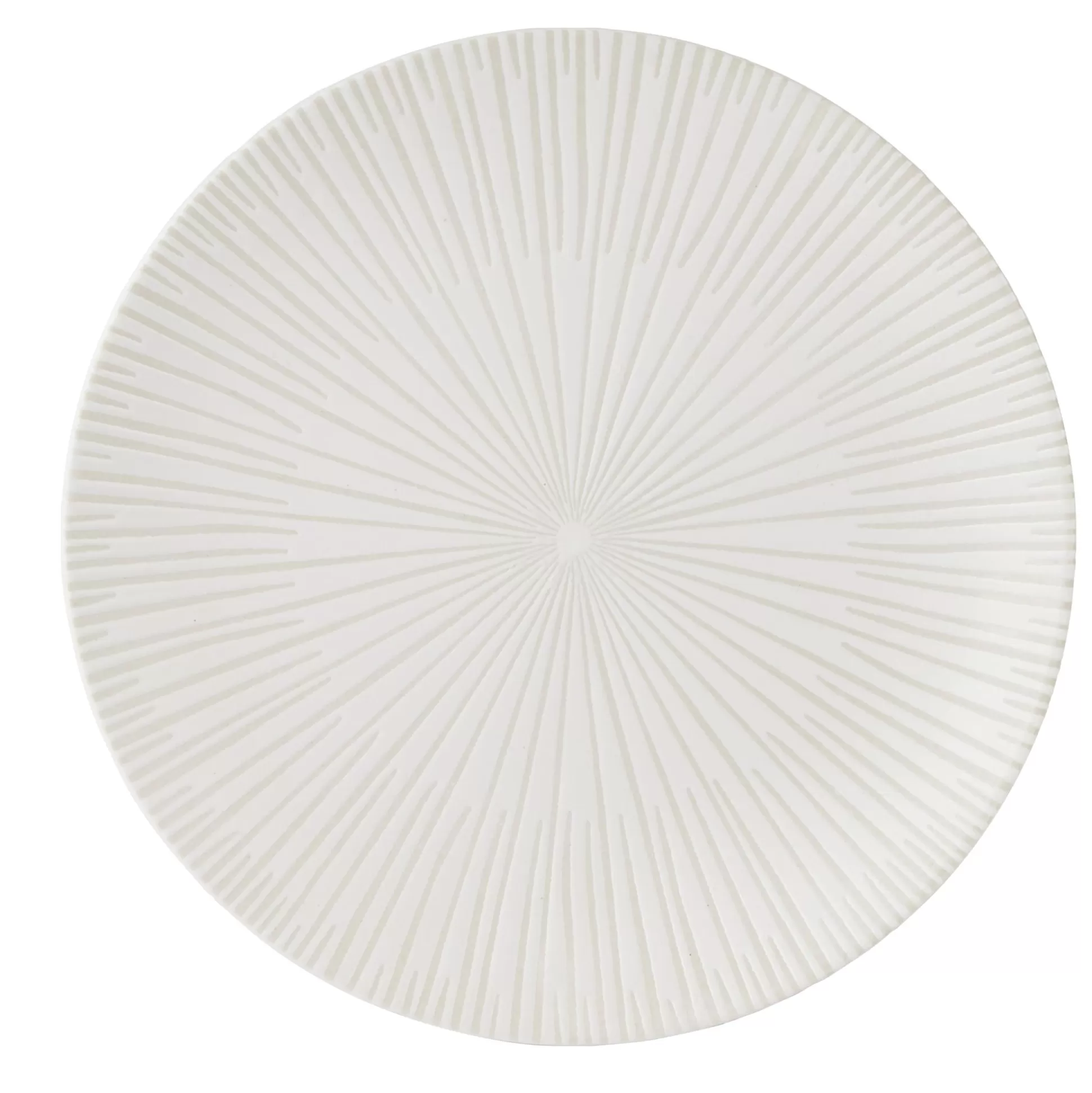 Platos<CASA Soulstripes Ivory Plato Marfil